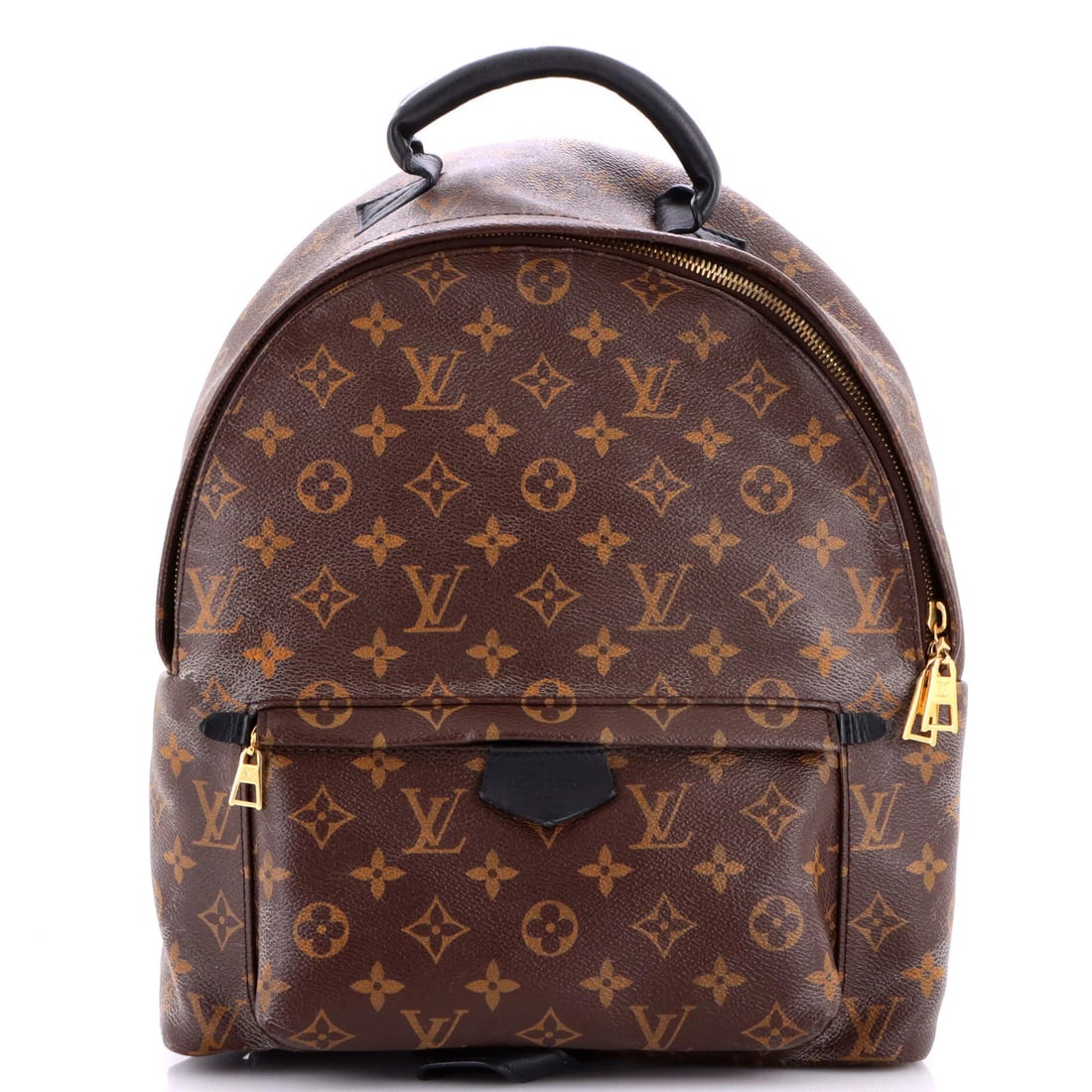 Palm Springs Backpack Monogram Canvas Louis Vuitton MM: Palm Springs Backpack Monogram Canvas Louis Vuitton MM Brown Louis Vuitton Palm Springs Backpack Monogram Canvas MM features a classic design with a canvas exterior and gold hardware. The backpack