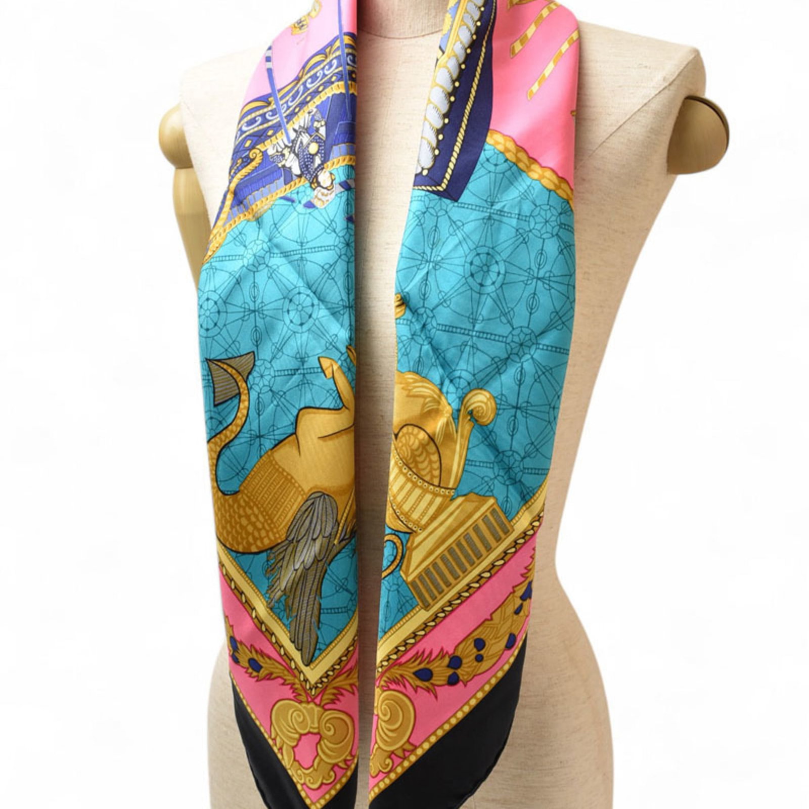 Silk Hermes Scarf - 3