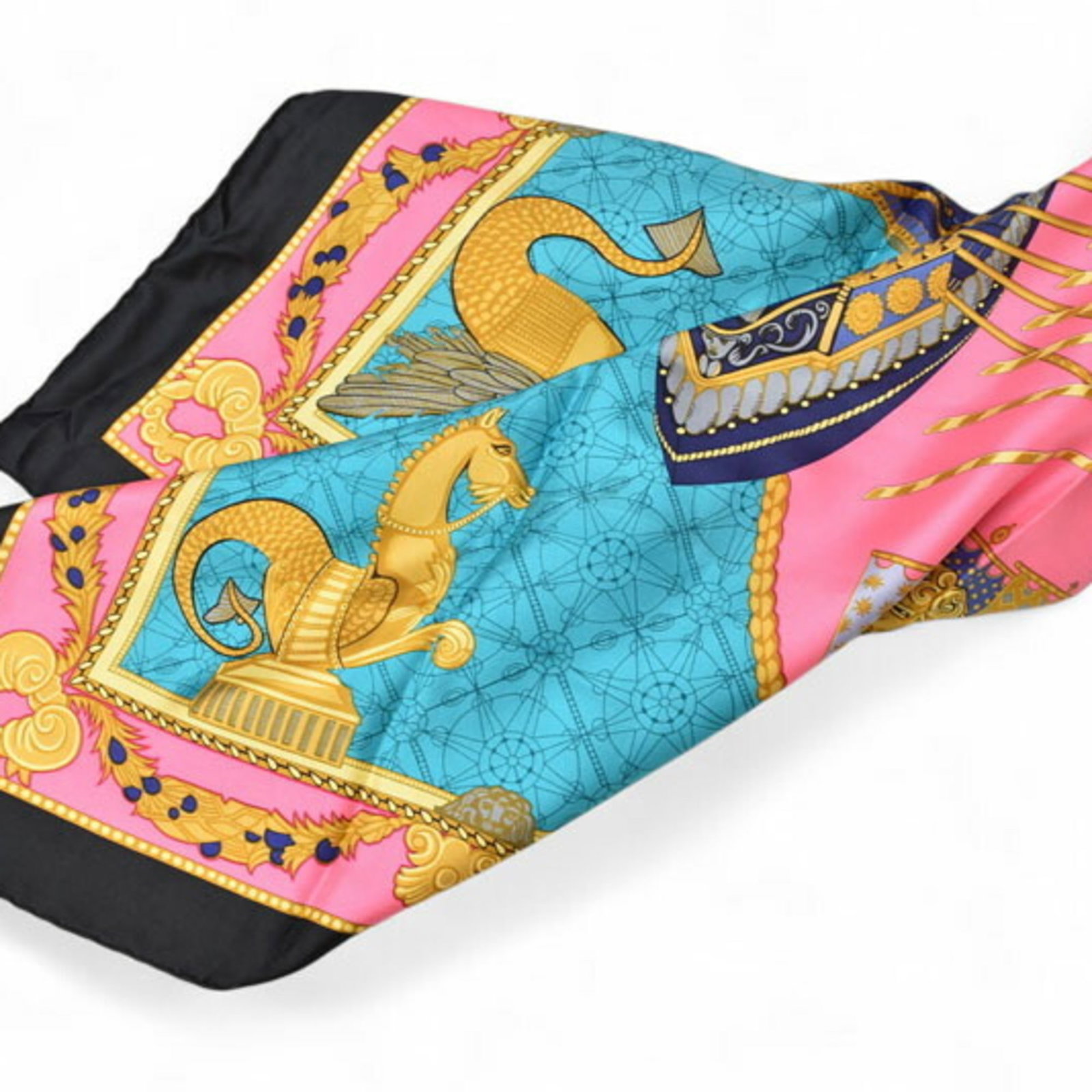 Silk Hermes Scarf - 4