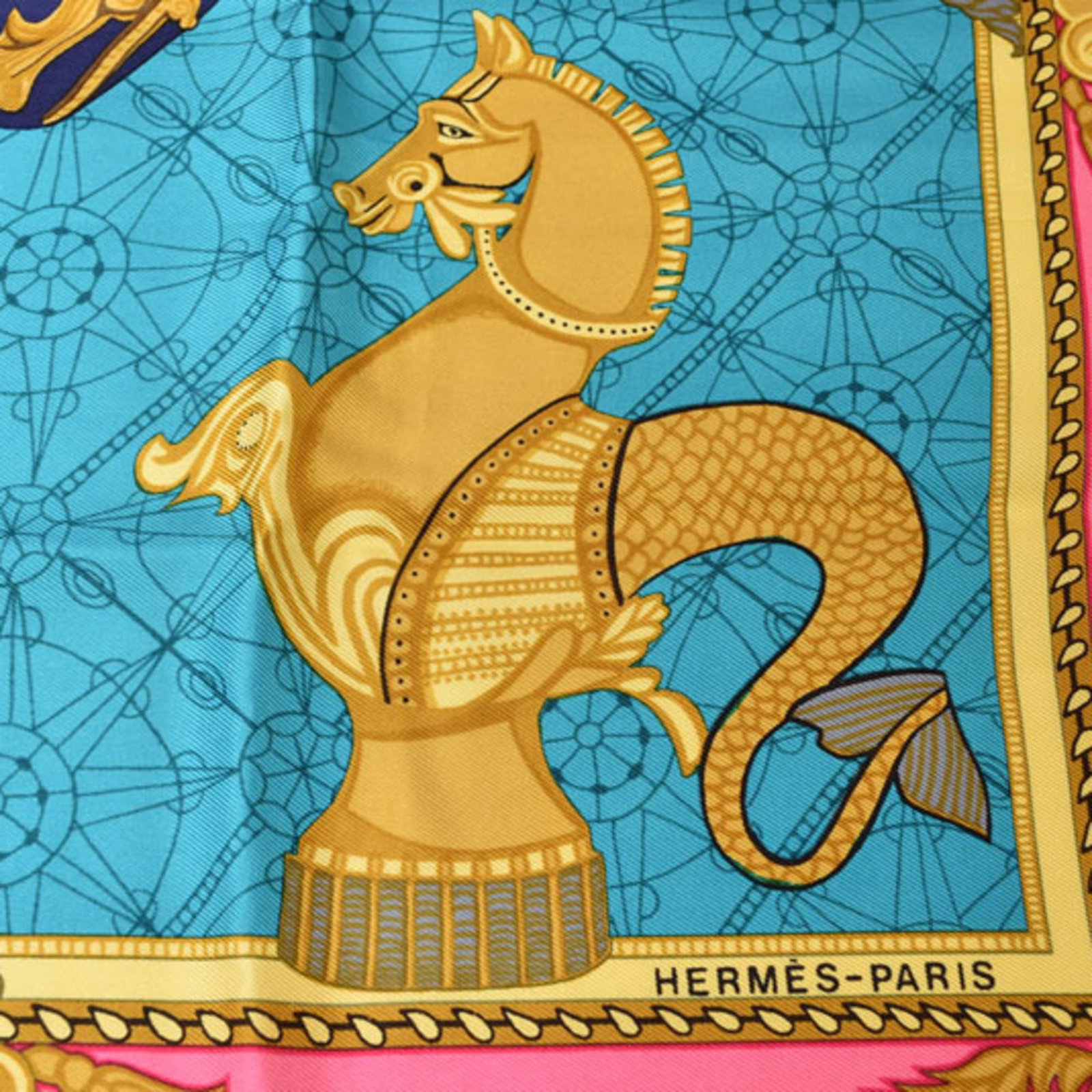 Silk Hermes Scarf - 6