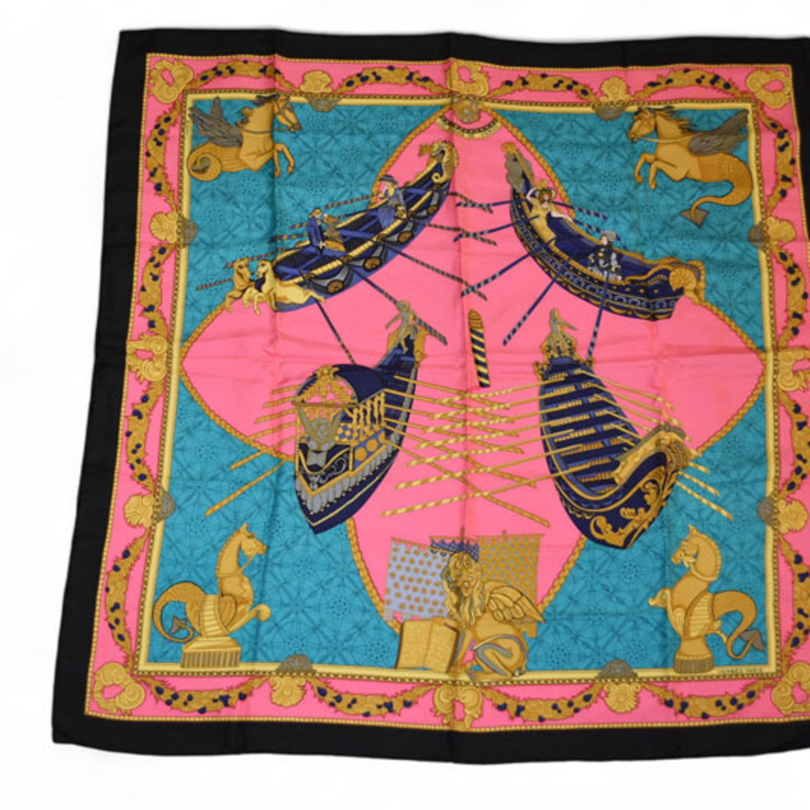 Silk Hermes Scarf - 9