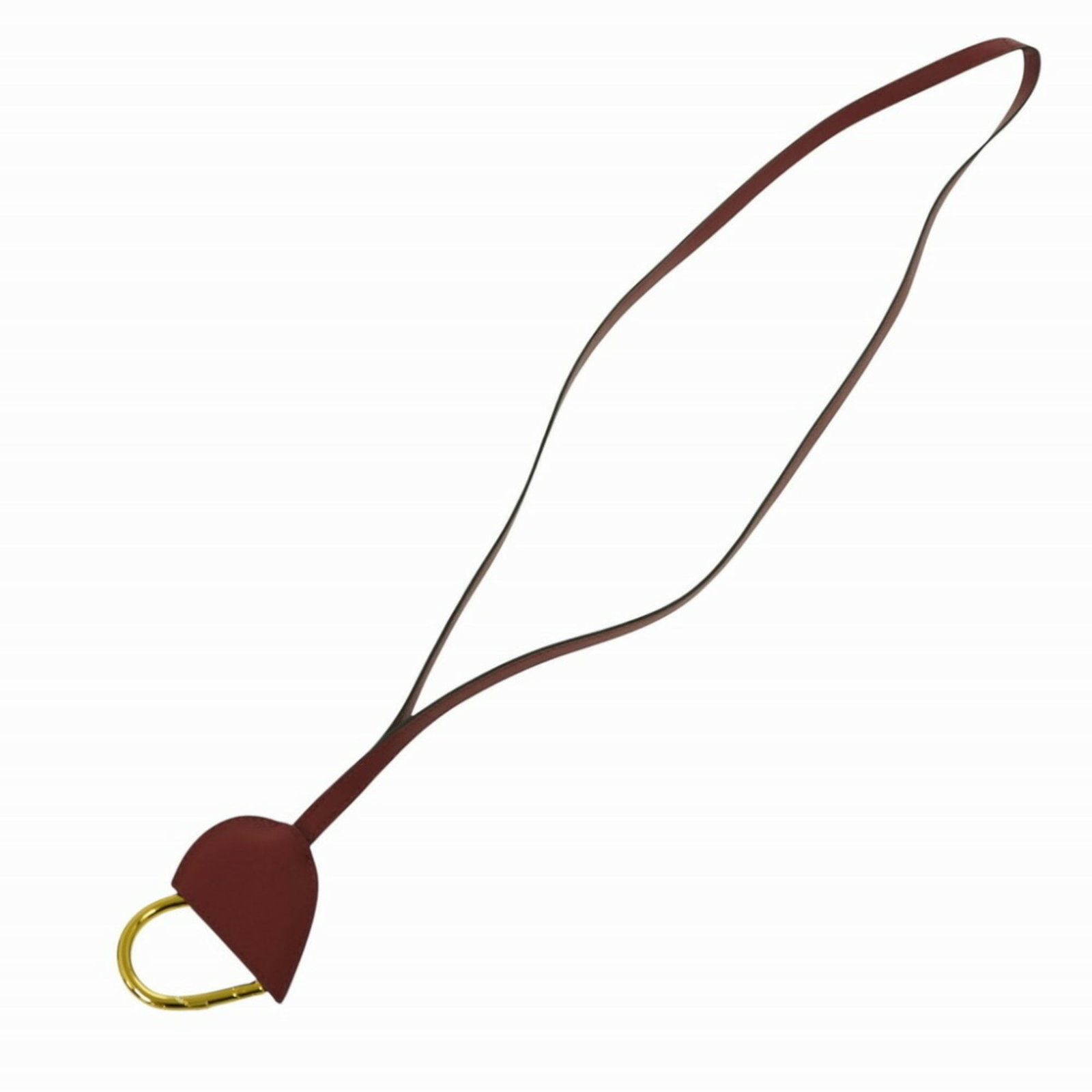 Swift Leather Keyring Hermes: Swift Leather Keyring Hermes Swift leather keyring from Hermes, featuring a vibrant Rouge Grenat color. This stylish accessory is presented in a luxurious box and dust bag, making it a beautiful addit