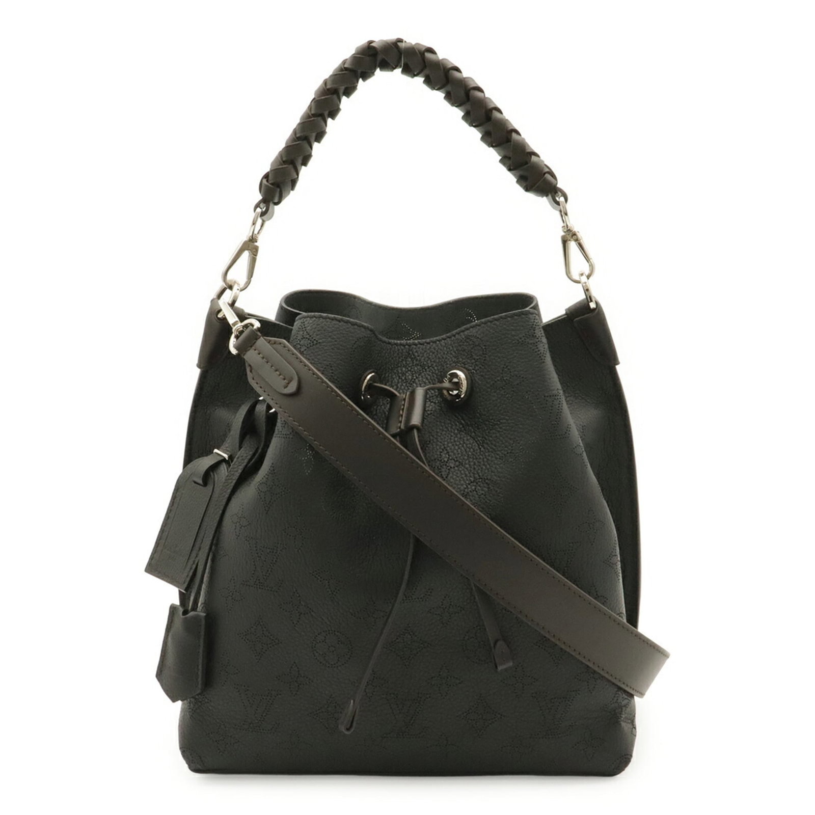 Vuitton Leather Bag Tote Shoulder Louis: Vuitton Leather Bag Tote Shoulder Louis Black Louis Vuitton Leather Tote Shoulder Bag with precise dimensions and classic design. Made from high-quality leather, this stylish bag features a timeless s