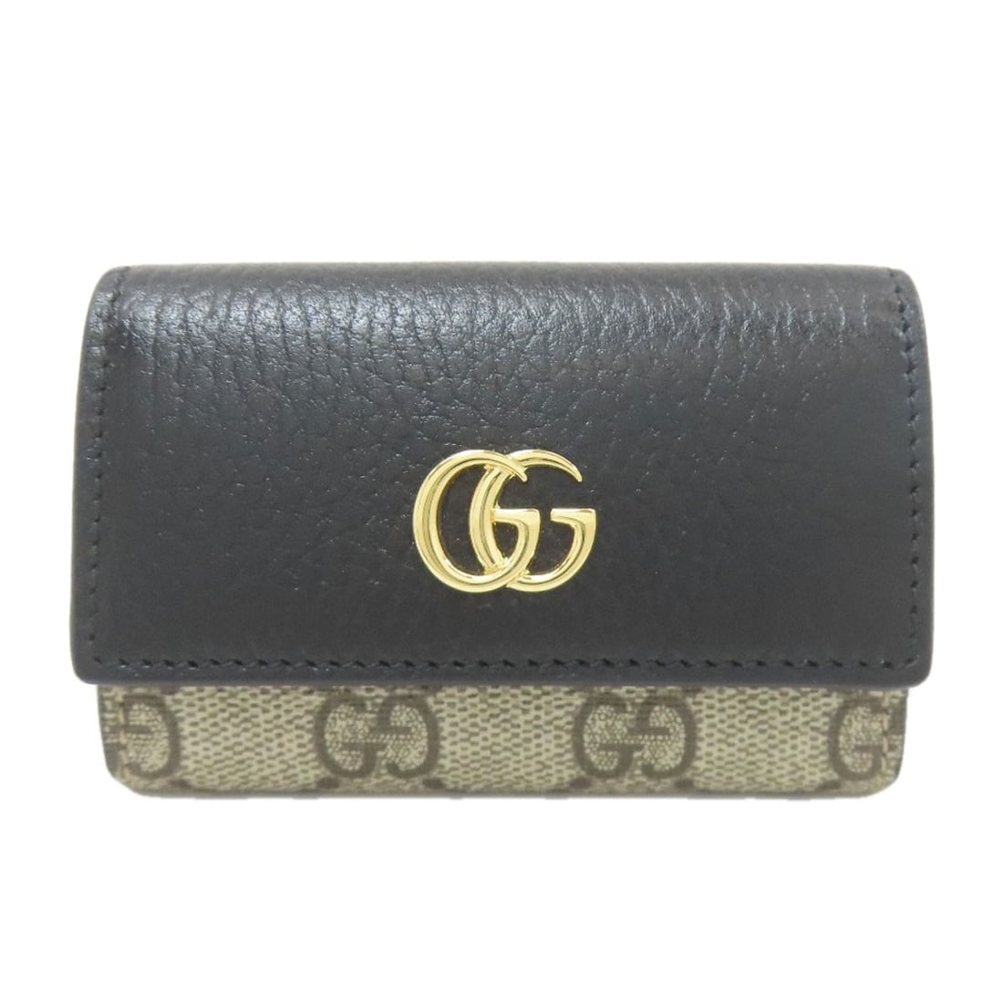 Key Holder Supreme Pvc Gucci Marmont 456118 Gg: Key Holder Supreme Pvc Gucci Marmont 456118 Gg The Key Holder Supreme is a stylish accessory featuring a brown PVC material and a brown exterior color, reminiscent of the iconic Gucci Marmont style. T