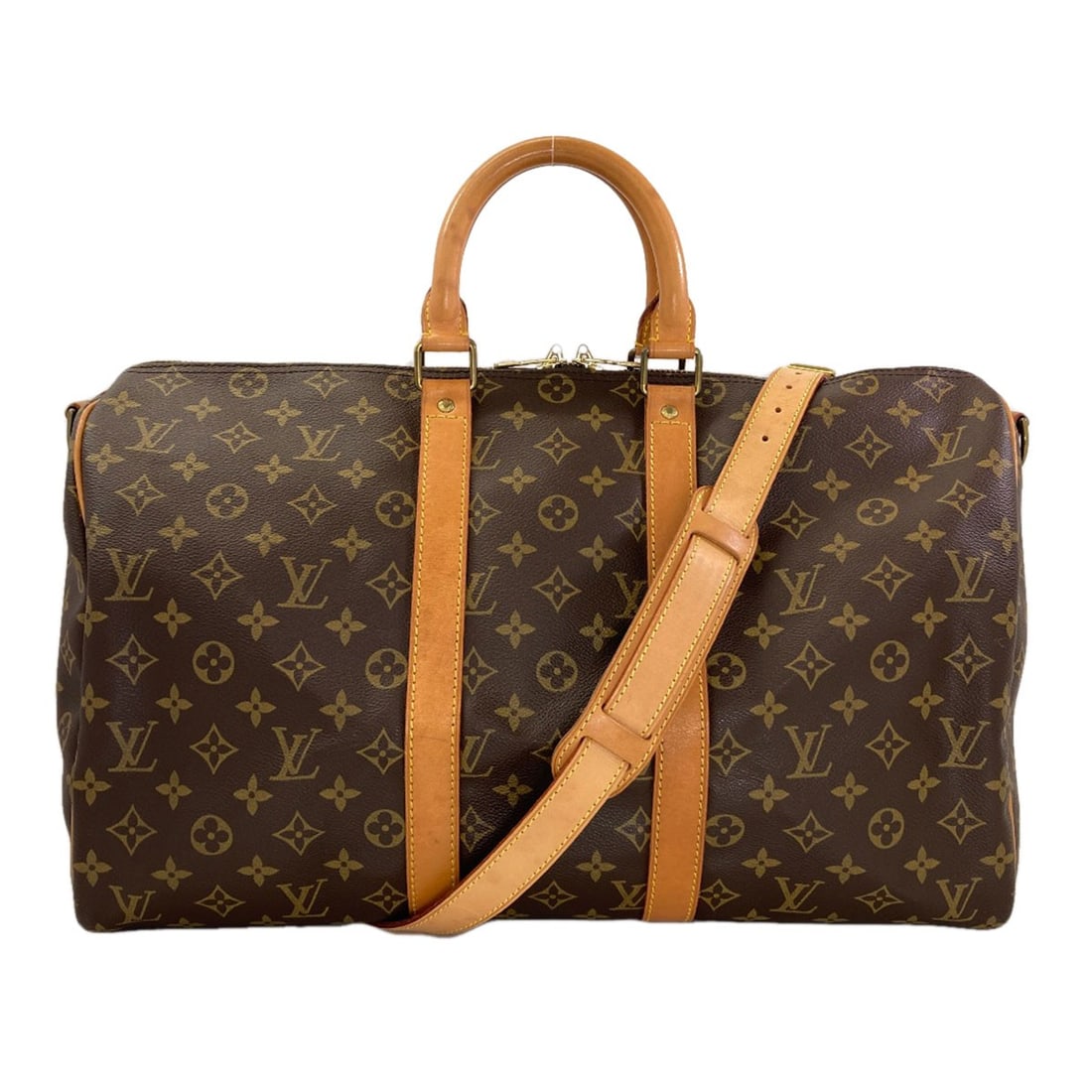Louis Vuitton M41428 Kiepol 45 Band Lire Handbag Monogram Canvas: Louis Vuitton M41428 Kiepol 45 Band Lire Handbag Monogram Canvas Brown Monogram Canvas Handbag with Signature. This Louis Vuitton M41428 Kiepol 45 Band Lire Handbag features a classic design with a