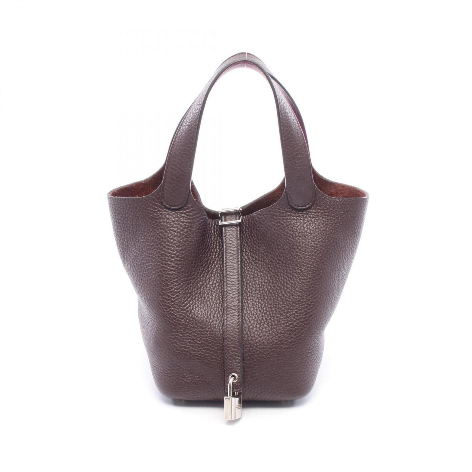 Swift Hermes Taurillon Clemence Leather: Swift Hermes Taurillon Clemence Leather Item Specifics: Brand: Hermes Type: Handbag Material: Taurillon clemence leather , Swift leather Color: Brown, Purple Hardware Color: Silver Gender: Women Size
