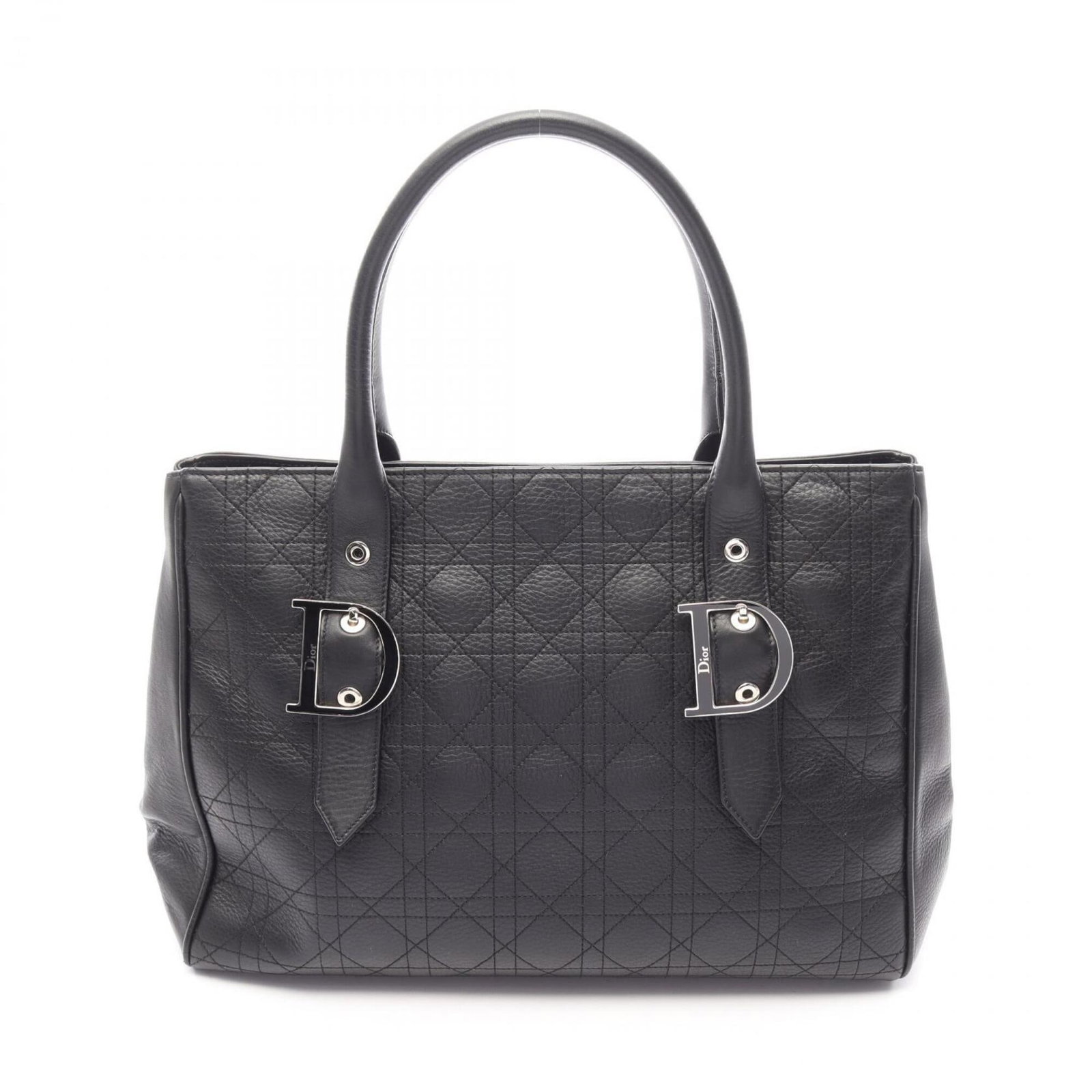 Handbag Leather Christian Dior Tote Bag: Handbag Leather Christian Dior Tote Bag Black leather Christian Dior tote bag with a classic design, measuring 27cm x 36cm x 13.5cm. This stylish tote features a timeless silhouette and premium