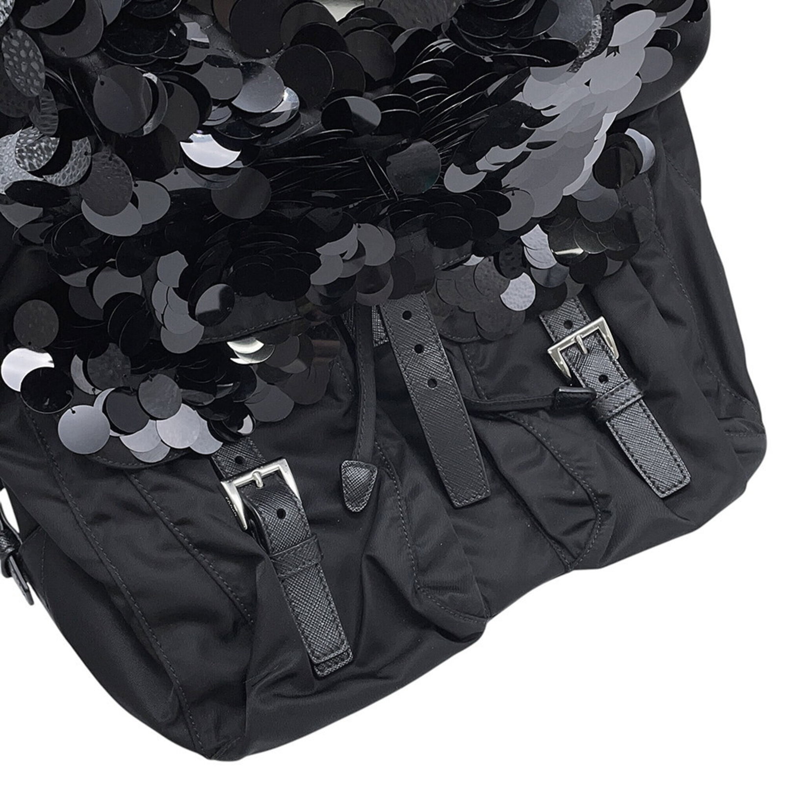 Nylon Leather Prada Backpack - 6