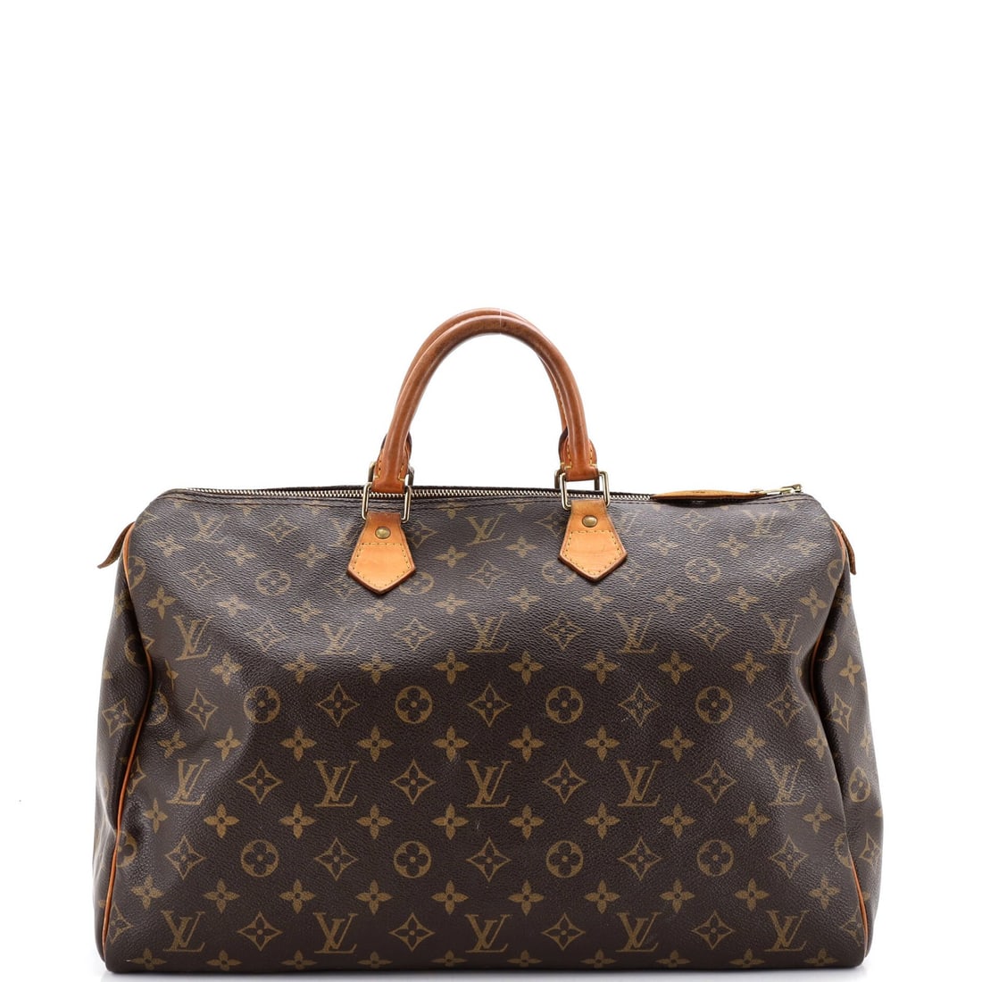 Monogram Canvas 40 Speedy Handbag Louis Vuitton: Monogram Canvas 40 Speedy Handbag Louis Vuitton The Louis Vuitton Monogram Canvas 40 Speedy Handbag is a timeless classic with a rich history. This iconic bag boasts a sturdy canvas exterior with heav
