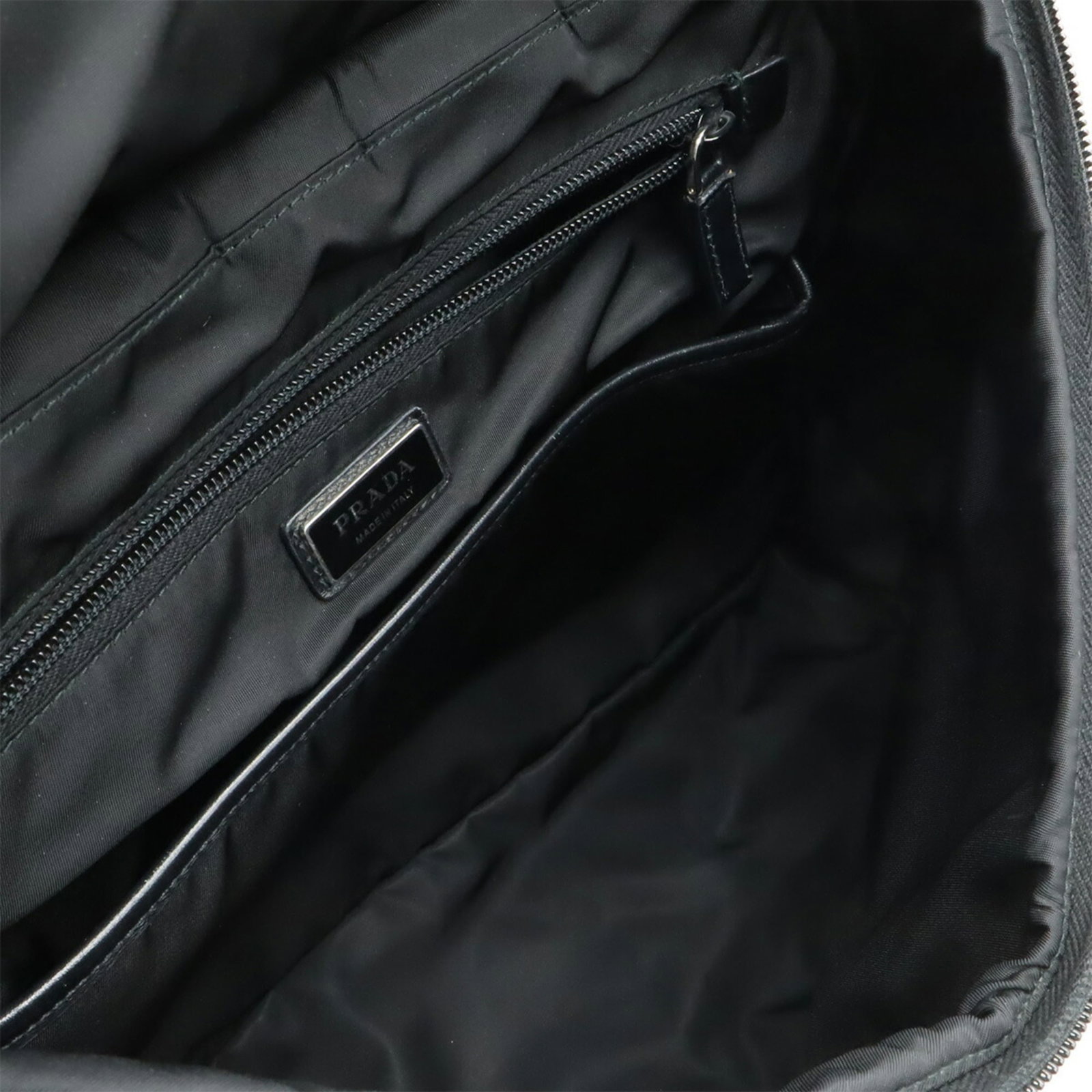 Backpack Nylon Leather Prada - 9