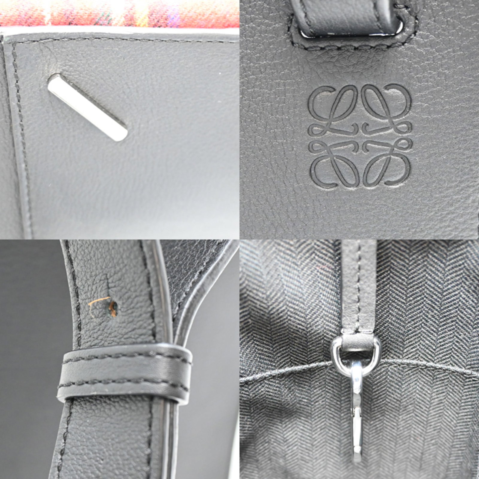 Loewe Shoulder Bag Leather Wool - 7
