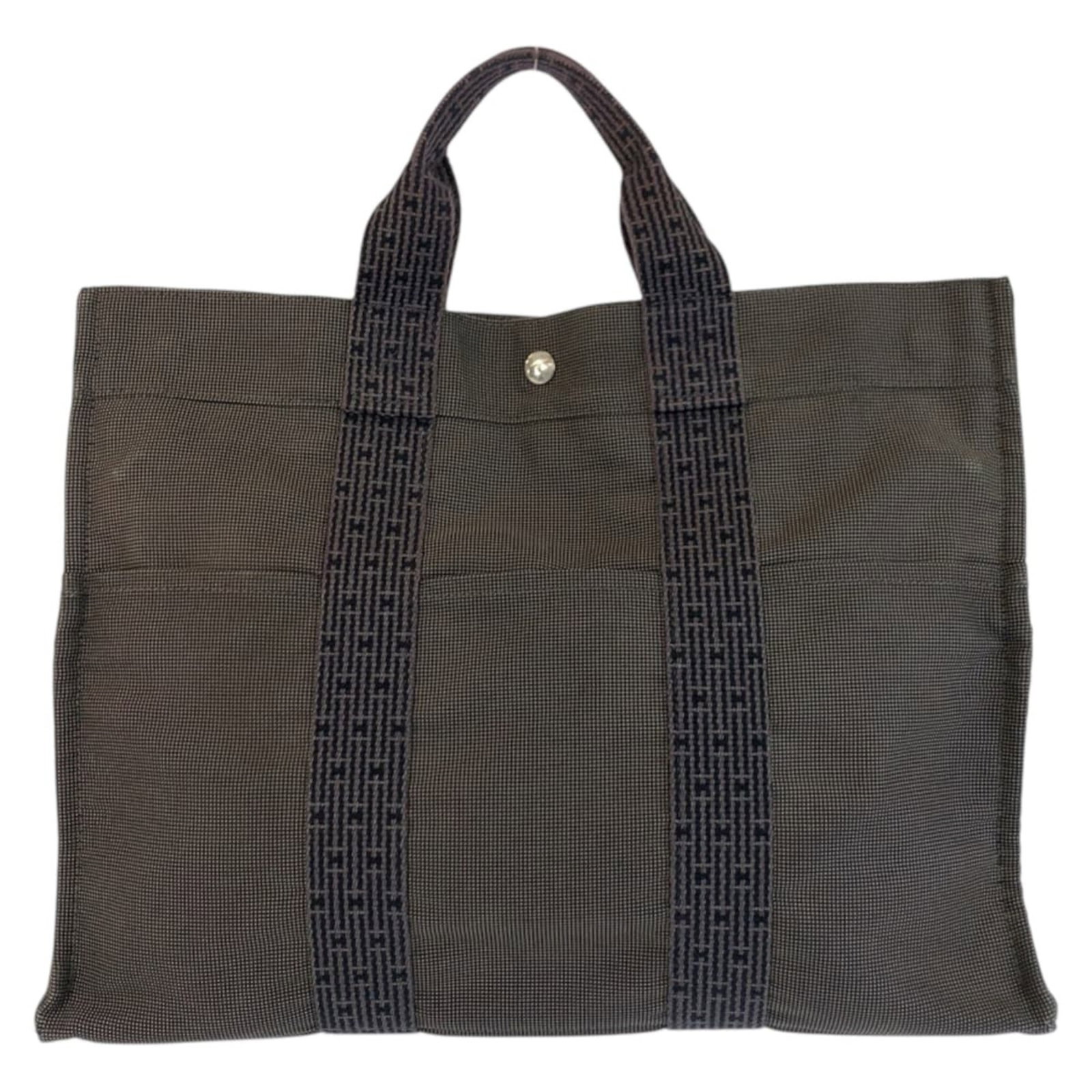 Polyamide Polyester Bag Tote Handbag Hermes - 2