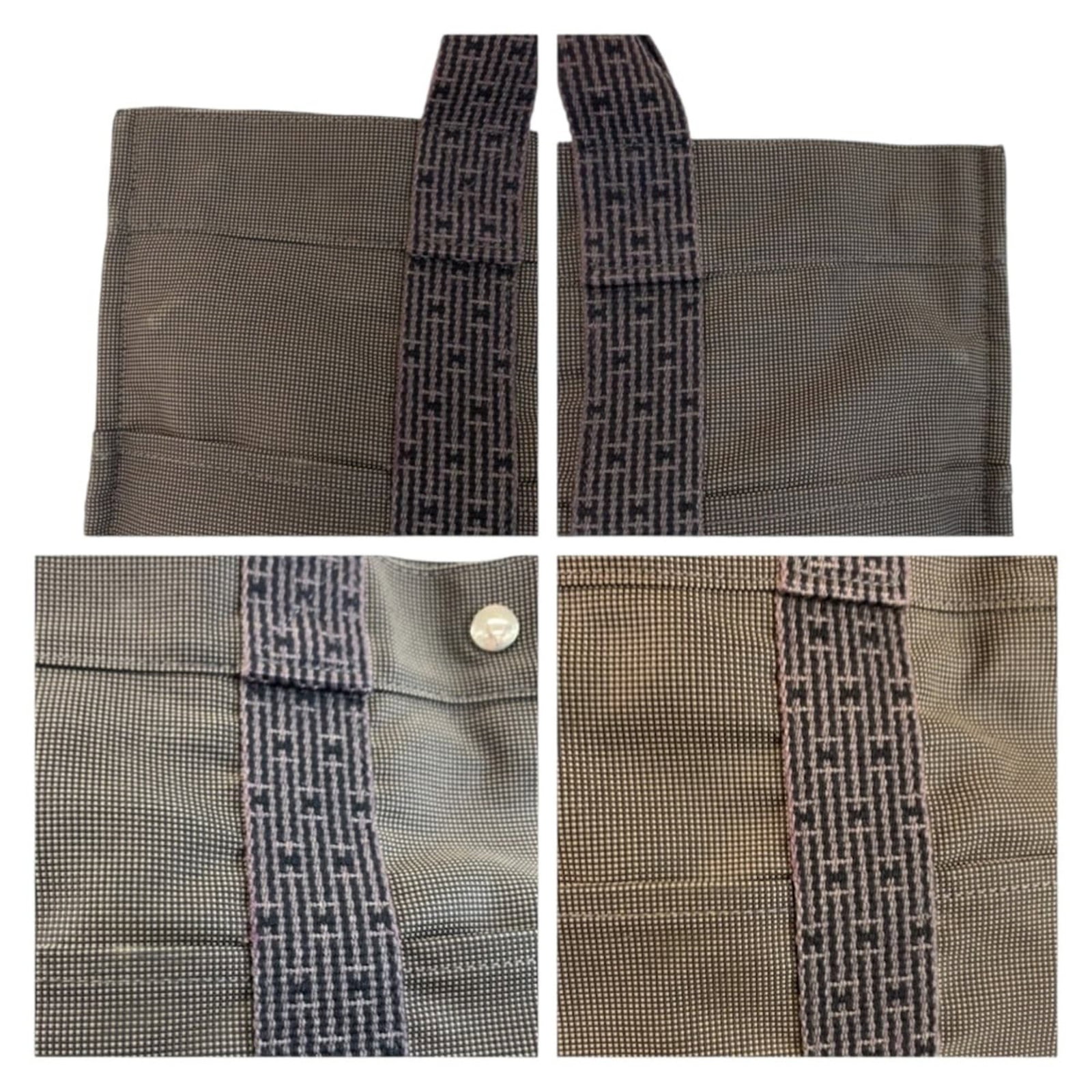 Polyamide Polyester Bag Tote Handbag Hermes - 5