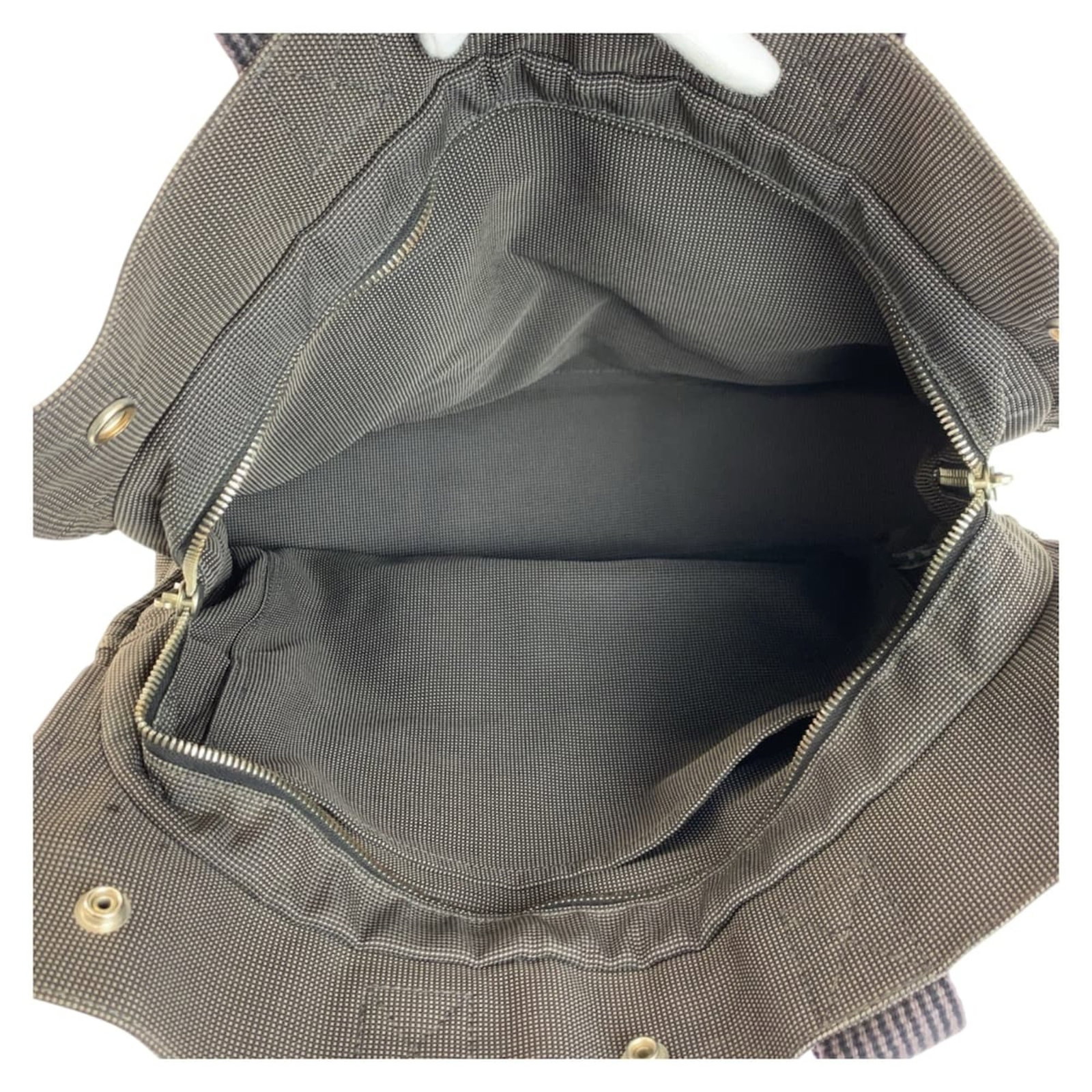 Polyamide Polyester Bag Tote Handbag Hermes - 9