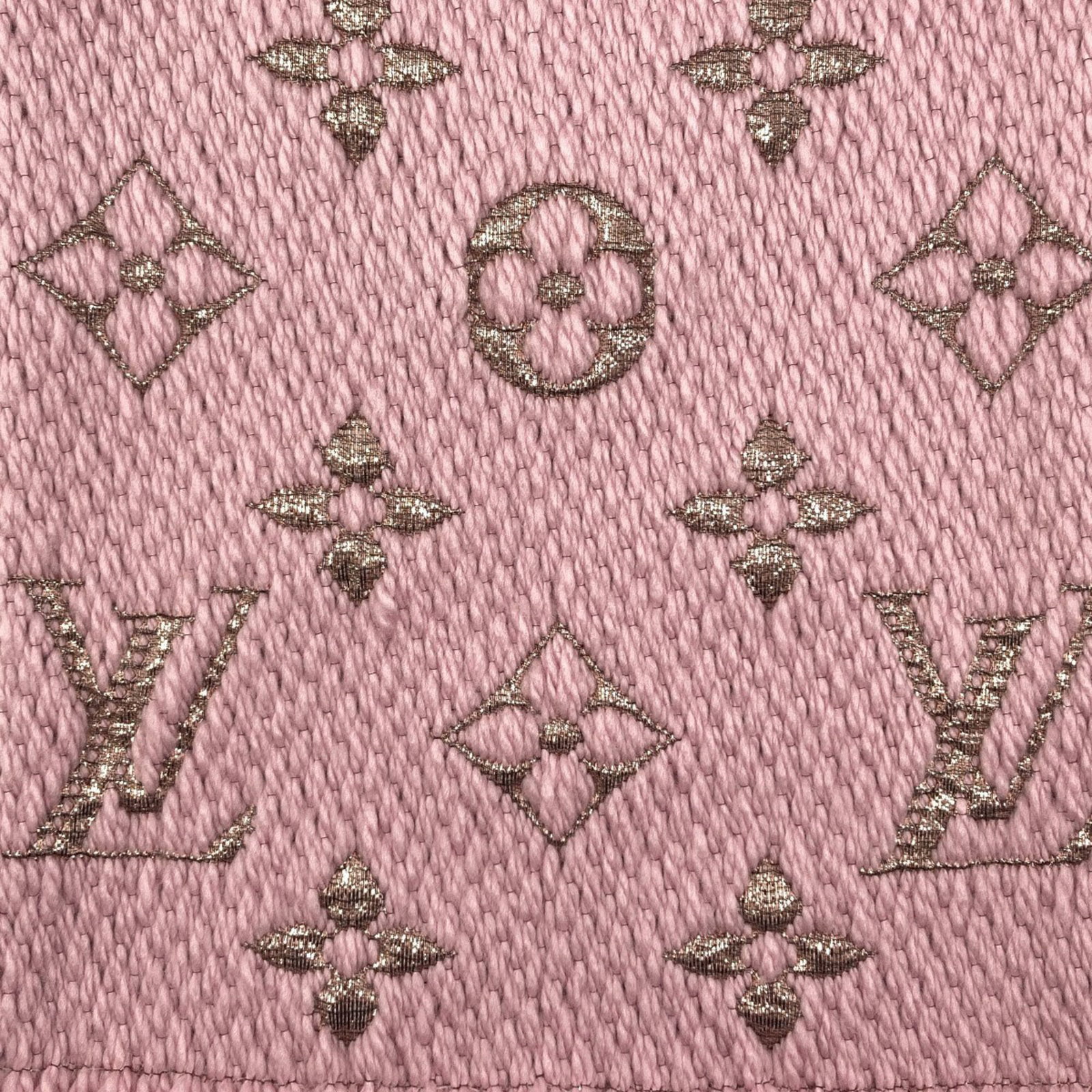 Silk Wool Polyester Stole Louis Vuitton - 3