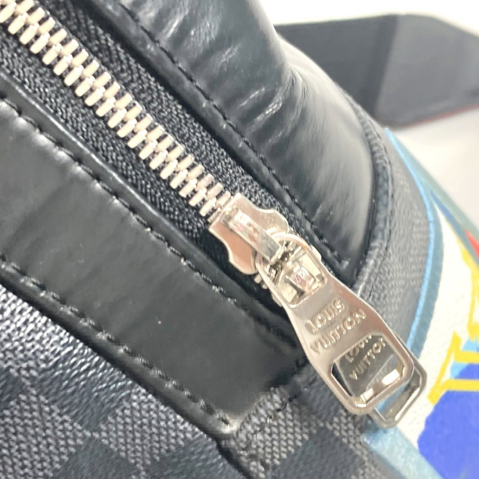 Backpack Damier Graphite Vuitton Louis - 9