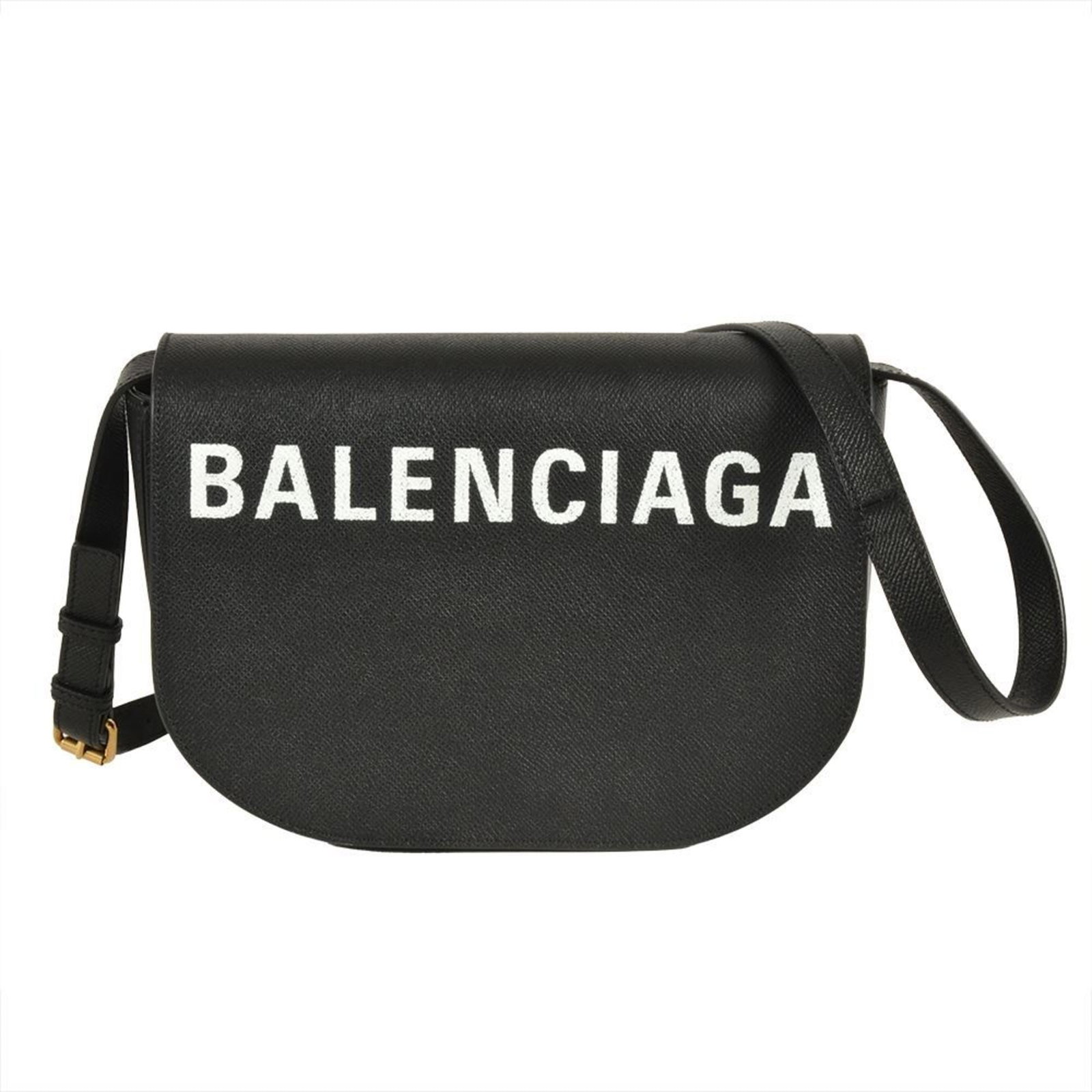 Shoulder Bag Leather By Balenciaga: Shoulder Bag Leather By Balenciaga This black leather shoulder bag from Balenciaga features a sleek design with a compact size, measuring 18cm x 24cm x 7cm. Made from high-quality leather, its