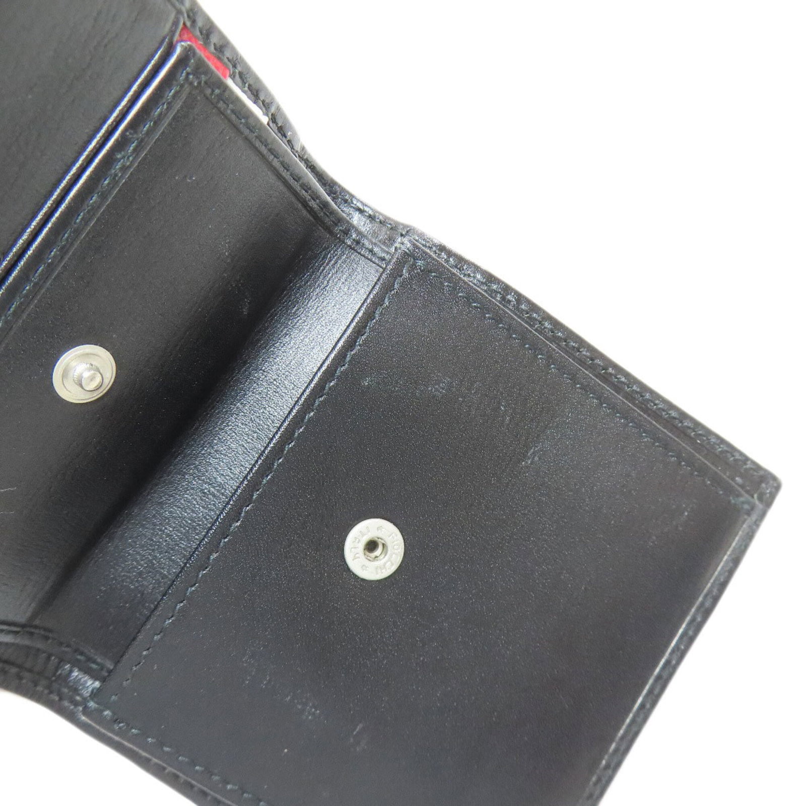 Bi Fold Leather Bally - 11