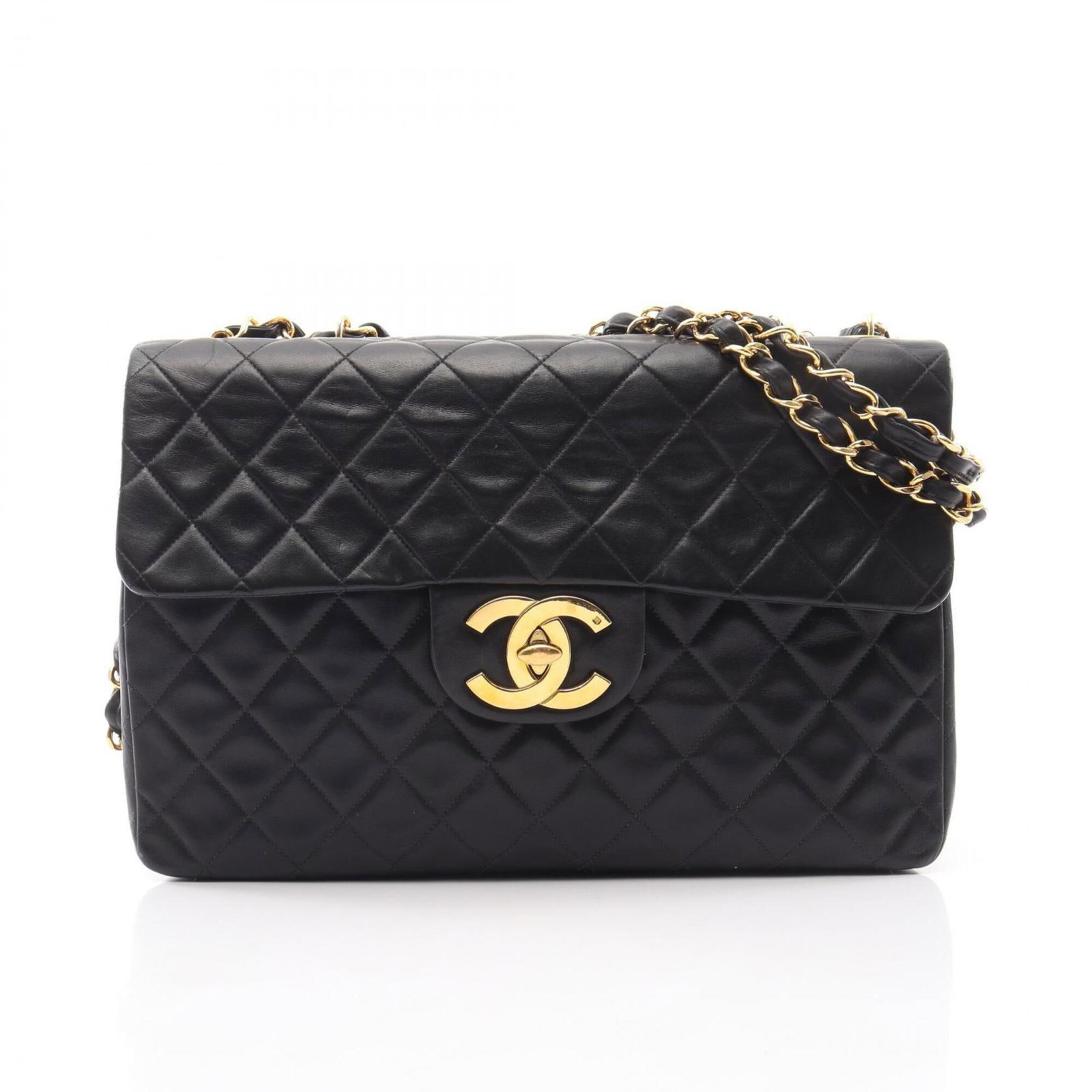 Shoulder Bag Leather Handbag Chanel: Shoulder Bag Leather Handbag Chanel Black Lambskin Leather Chanel Shoulder Bag with Classic Design. This luxurious shoulder bag features high-quality leather and a timeless design. With its sleek dime