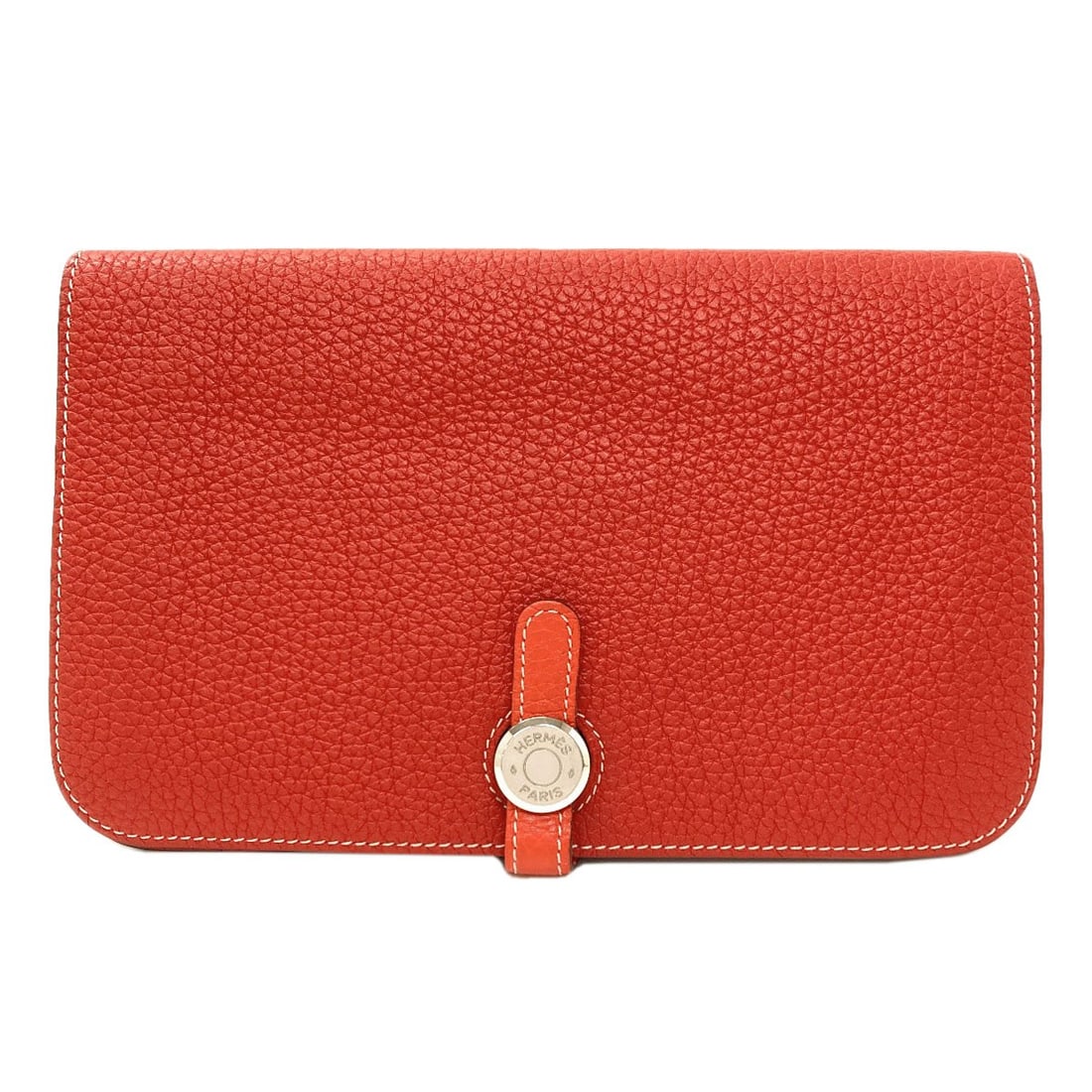 Hermes Dogon Gm Duo Silverhardware Long Wallet (With Coin Pocket) Calf (1 of 20)