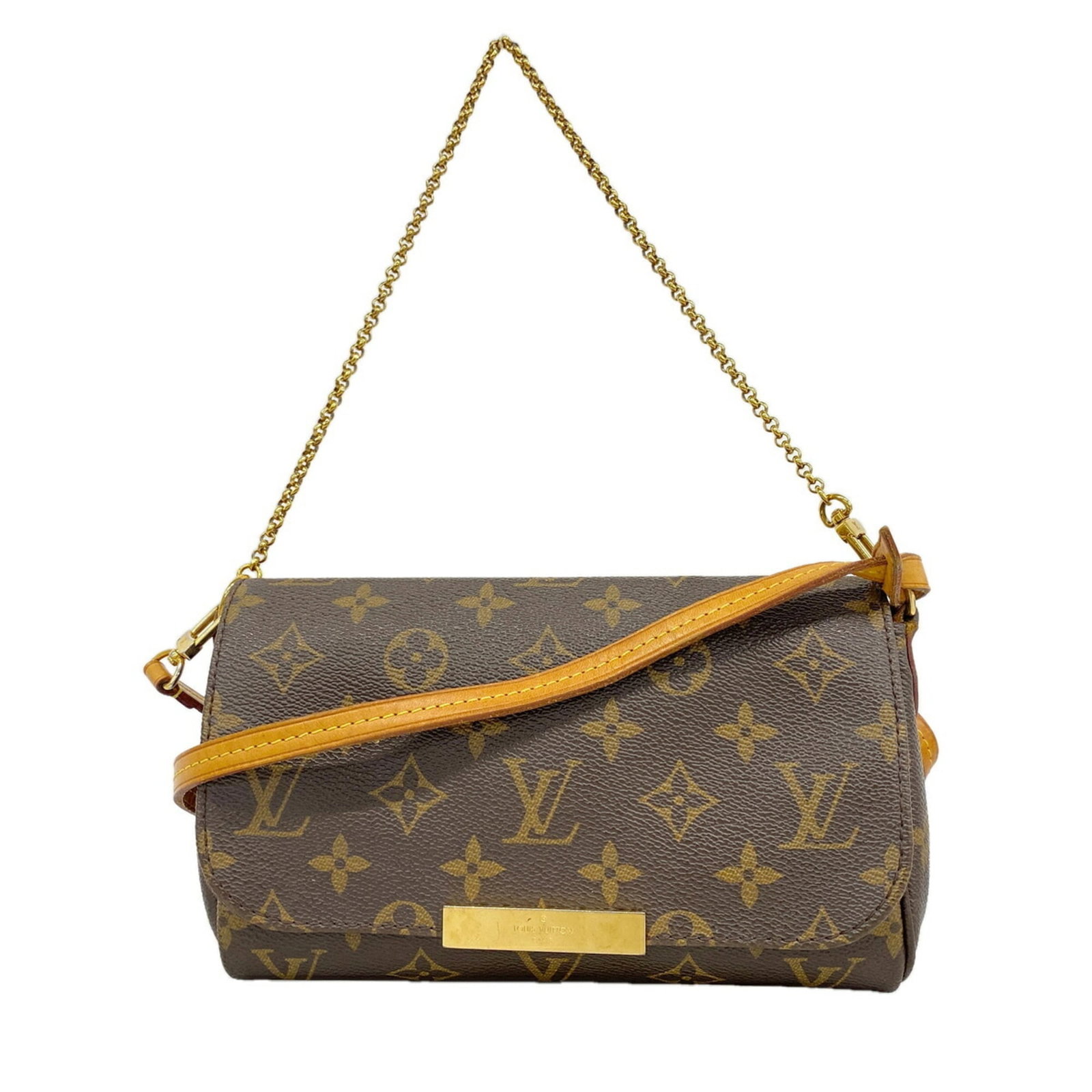 Handbag Louis Vuitton: Handbag Louis Vuitton Brown Louis Vuitton handbag with dimensions 14cm x 21cm x 5cm, perfect for everyday use. This stylish bag features a classic design and a durable construction. Item Specifics: Br