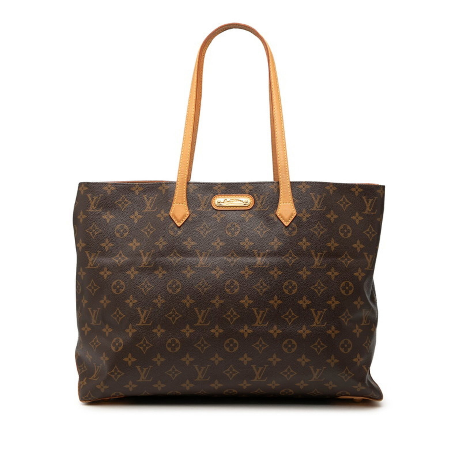 PVC Leather Tote Bag Louis Vuitton: PVC Leather Tote Bag Louis Vuitton PVC Leather Tote Bag Louis Vuitton is made of PVC and Leather, with a Brown color. It features a shoulder bag, Tote bag design, and measures 30cm x 47cm x 15cm. The