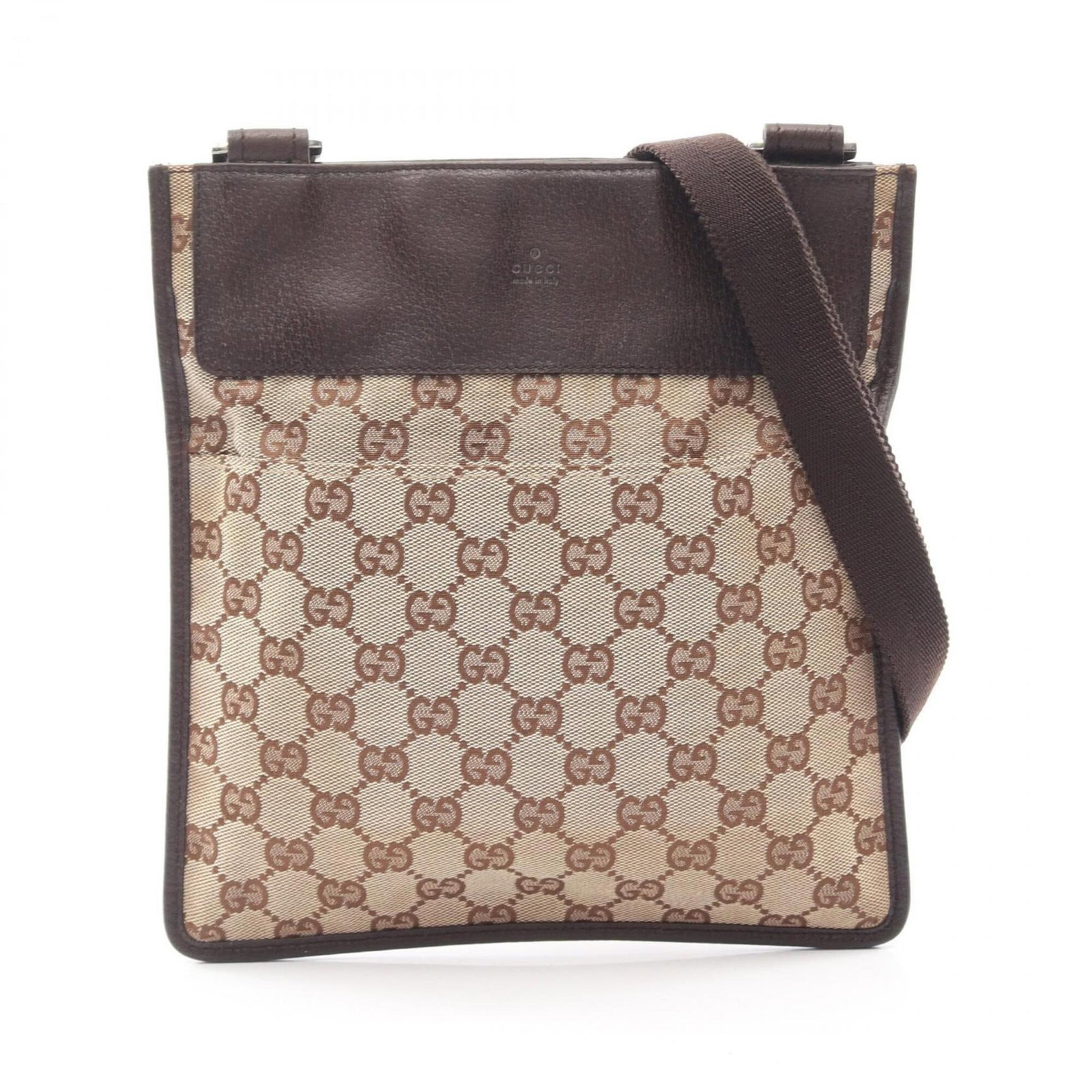 Shoulder Bag Gg Canvas Leather Handbag Gucci: Shoulder Bag Gg Canvas Leather Handbag Gucci Gucci's GG canvas leather shoulder bag is a stylish and versatile accessory, featuring a classic design with a beige and brown color combination. This