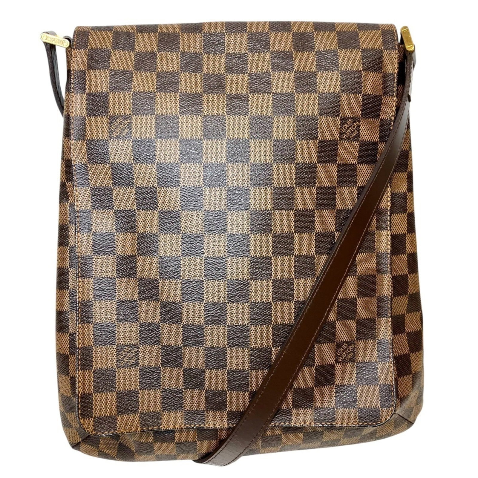 Shoulder Bag by Louis Vuitton: Shoulder Bag by Louis Vuitton Brown, Damier Canvas Louis Vuitton Shoulder Bag. 36cm x 31cm x 2cm in size, this shoulder bag features the iconic Damier canvas pattern. Made by Louis Vuitton, this bag