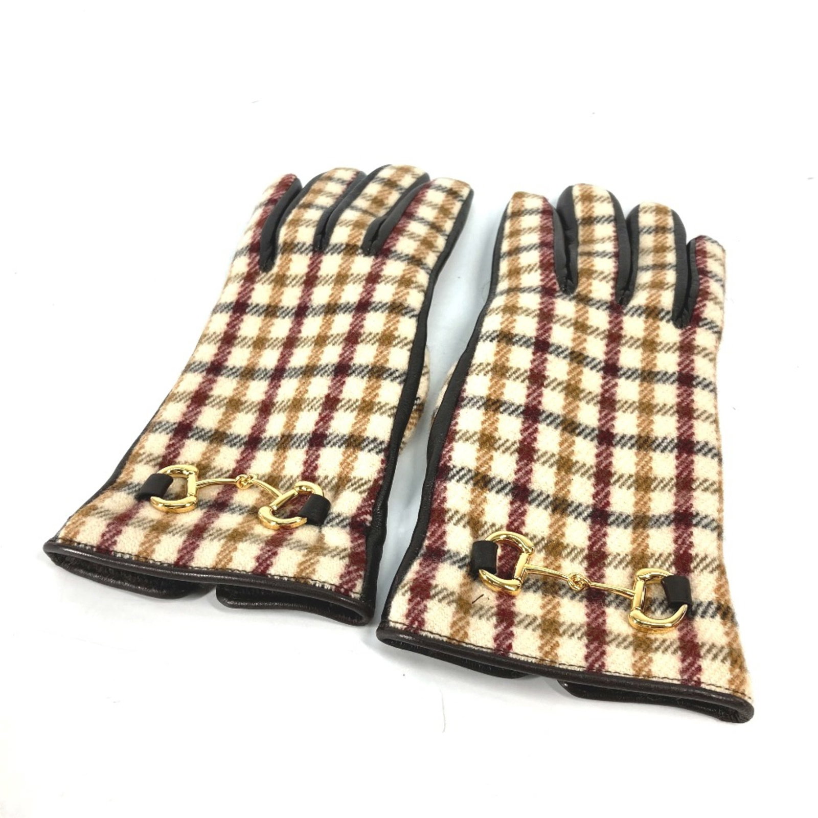 Warm Other Gloves Gucci: Warm Other Gloves Gucci Warm Gucci Gloves in Brown. Made from a unique material, these gloves feature a 7-inch cuff opening and a total length of 9.3 inches. The brown color adds a touch of elegance t