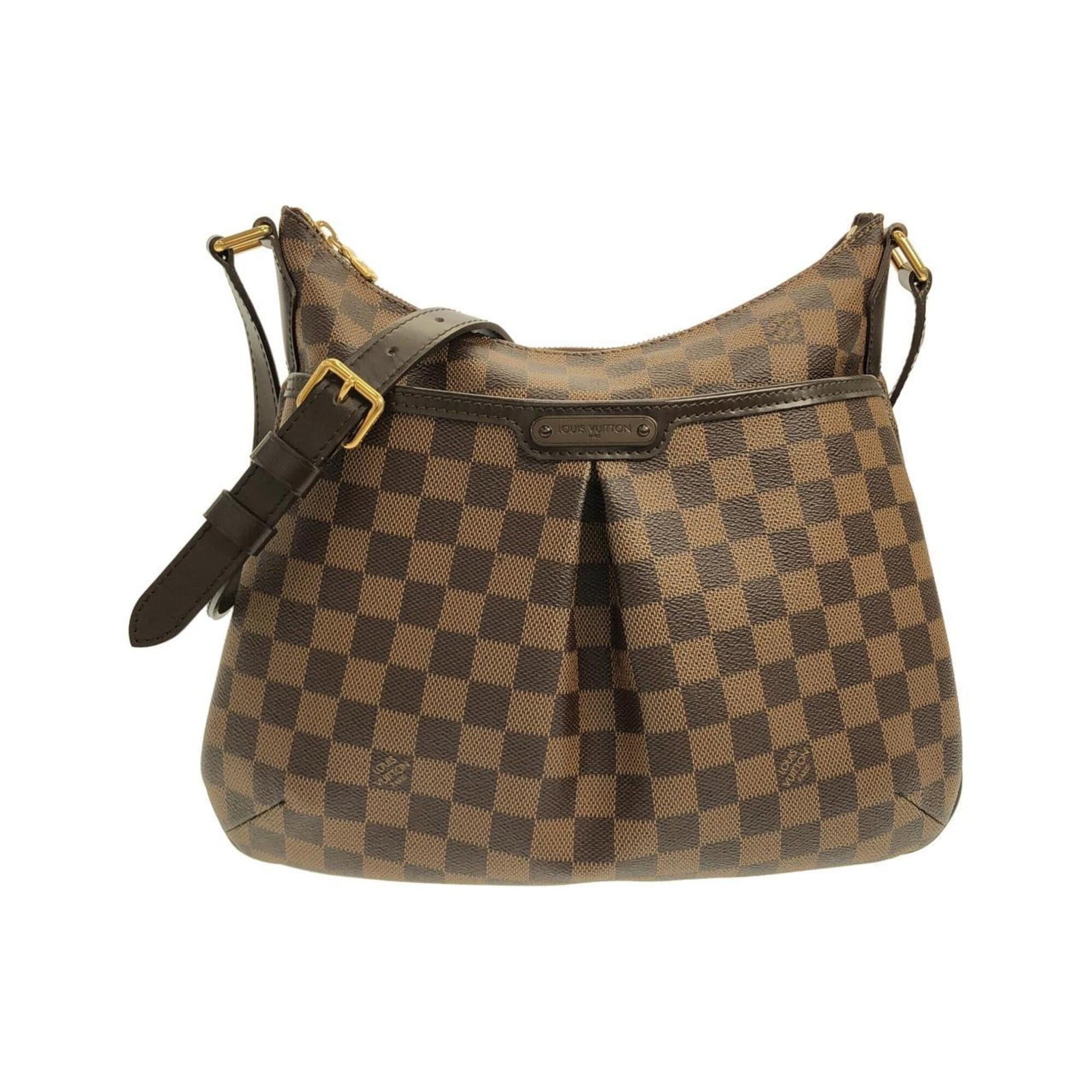 Shoulder Bag Damier Canvas By Louis Vuitton: Shoulder Bag Damier Canvas By Louis Vuitton Damier Canvas by Louis Vuitton shoulder bag features a classic design with a timeless Damier pattern, complemented by Ebene hardware in gold. Made from