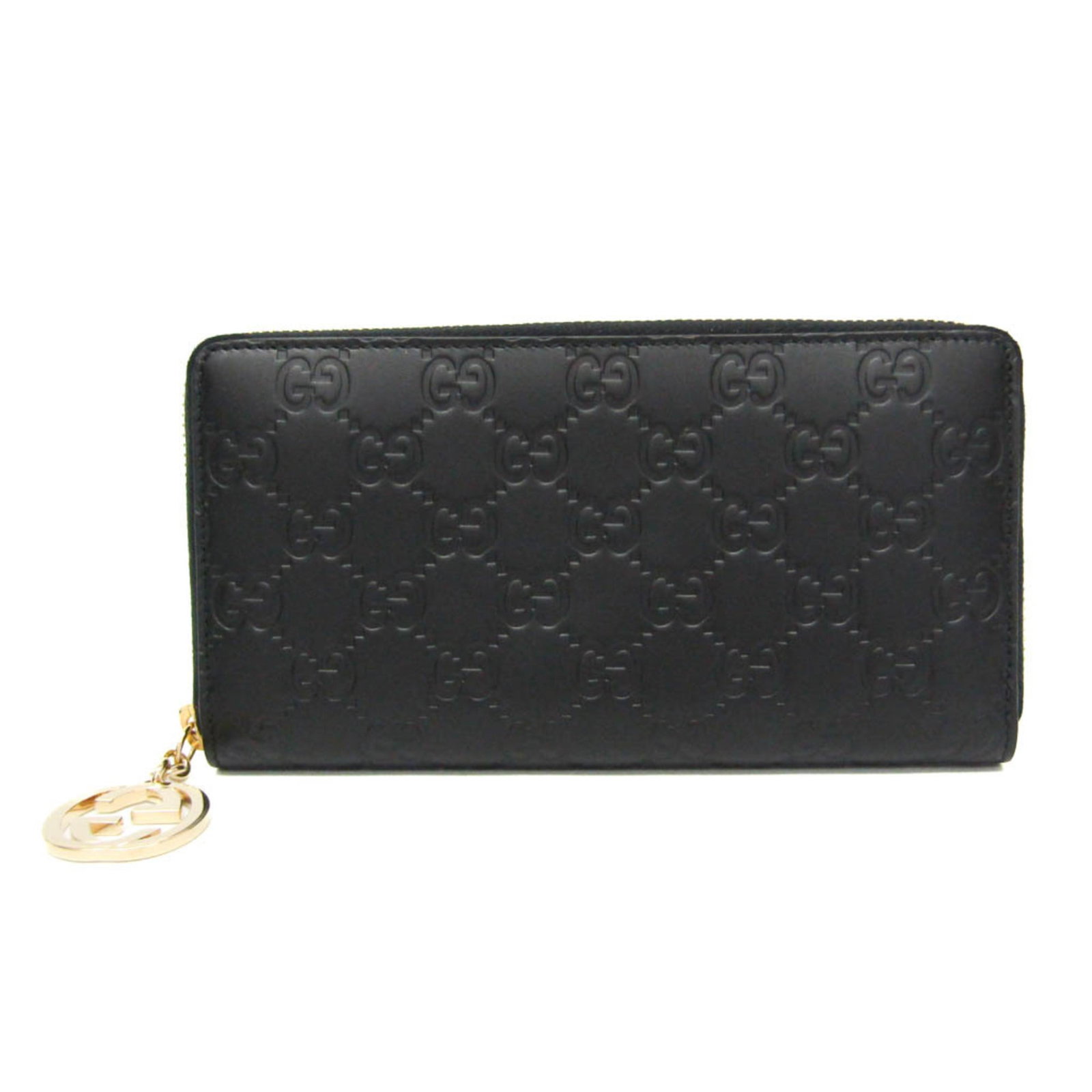 Gucci Long Wallet (Bi-Fold) Leather: Gucci Long Wallet (Bi-Fold) Leather The Gucci Long Wallet (Bi-Fold) Leather is a sleek and sophisticated accessory, featuring an interlocking G logo and a round zipper closure. With multiple slots for