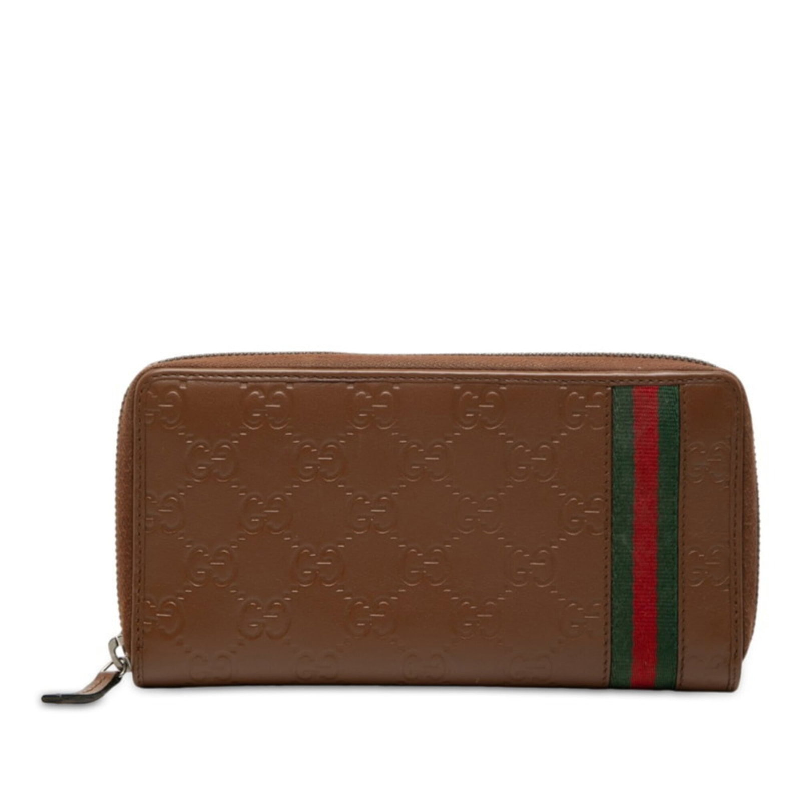 Gucci Long Wallet (Bi-Fold) Leather: Gucci Long Wallet (Bi-Fold) Leather Item Specifics: Brand: Gucci MPN: 308009 Type: Long wallet (bi-fold) Gender: Women Material: Leather Color: Brown Size (HxWxD): 10cm x 18.5cm x 2cm / 3.93'' x