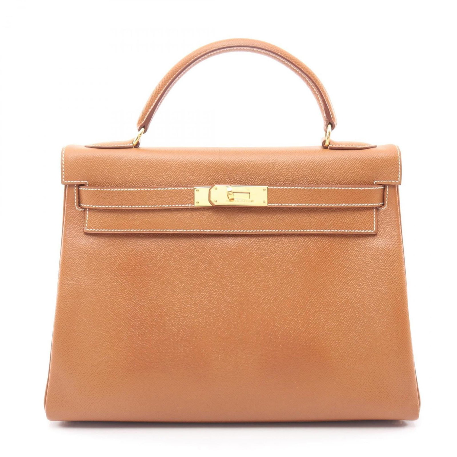 Handbag Hermes Courchevel Leather: Handbag Hermes Courchevel Leather The Hermes Courchevel Leather handbag boasts a rich brown color and gold accents, adding a touch of sophistication to any outfit. Made from high-quality Courchevel le
