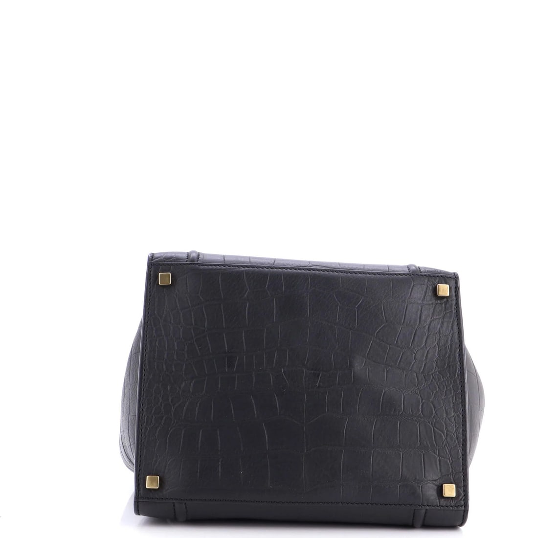 Crocodile Leather Embossed Medium Celine Phantom Bag - 4