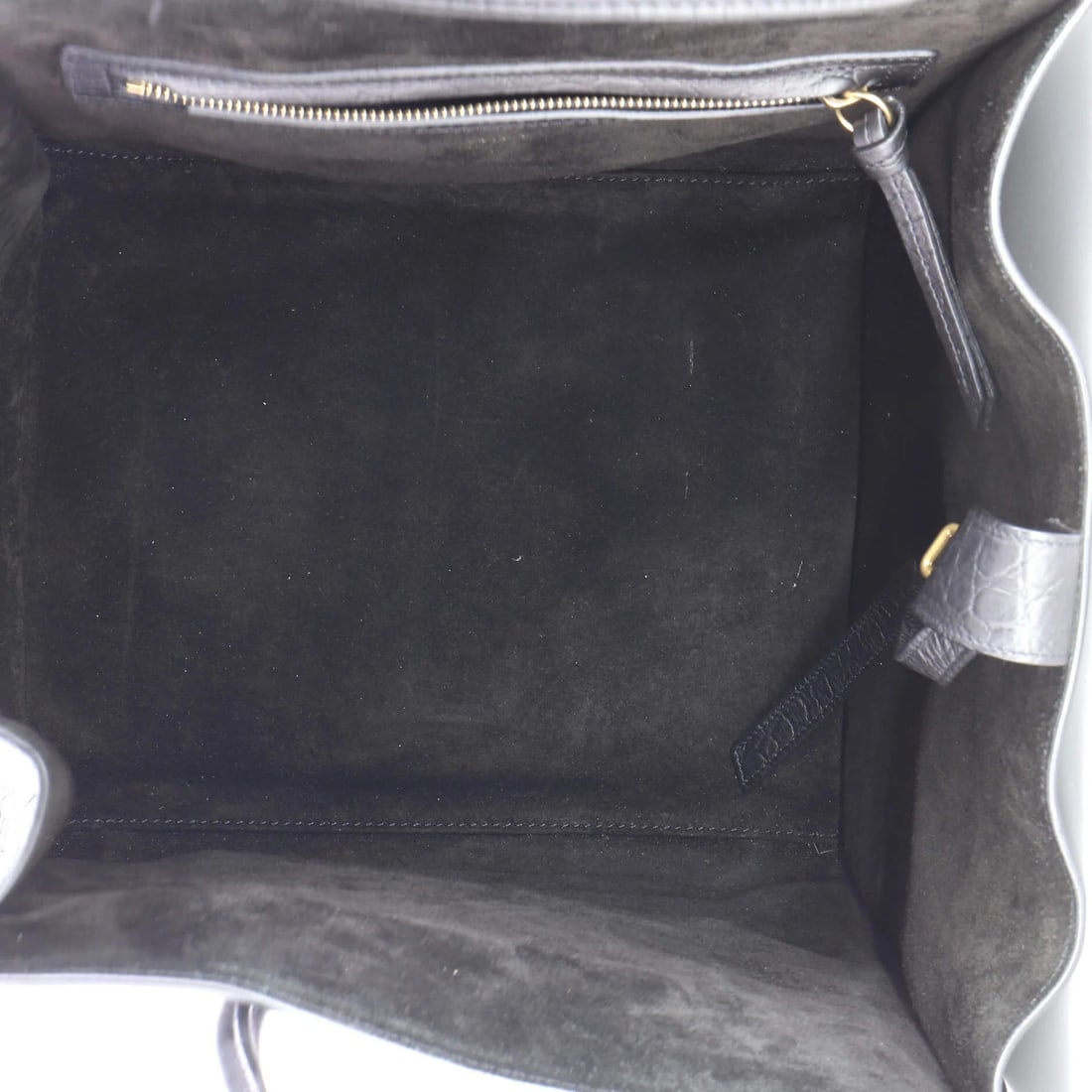 Crocodile Leather Embossed Medium Celine Phantom Bag - 5