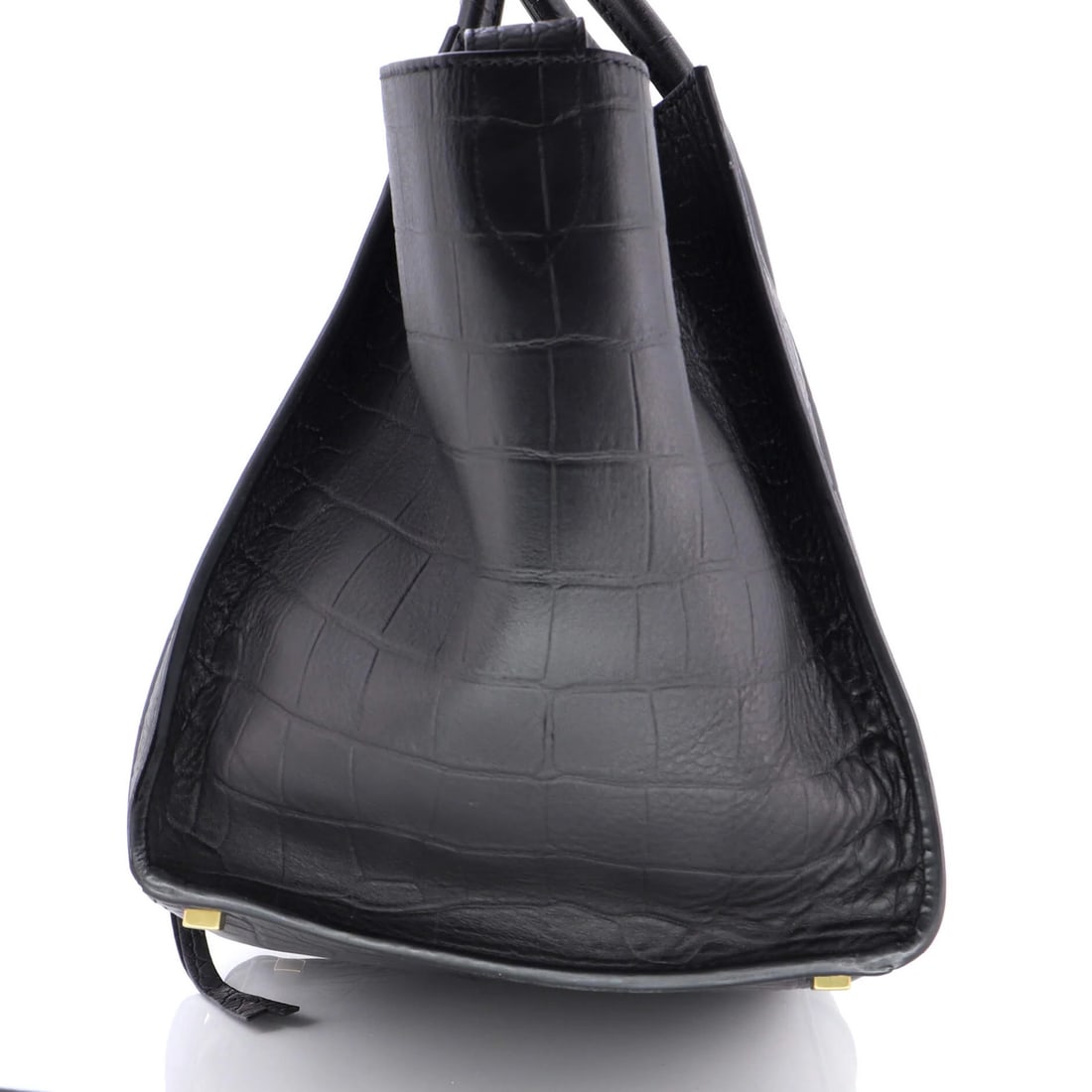Crocodile Leather Embossed Medium Celine Phantom Bag - 6