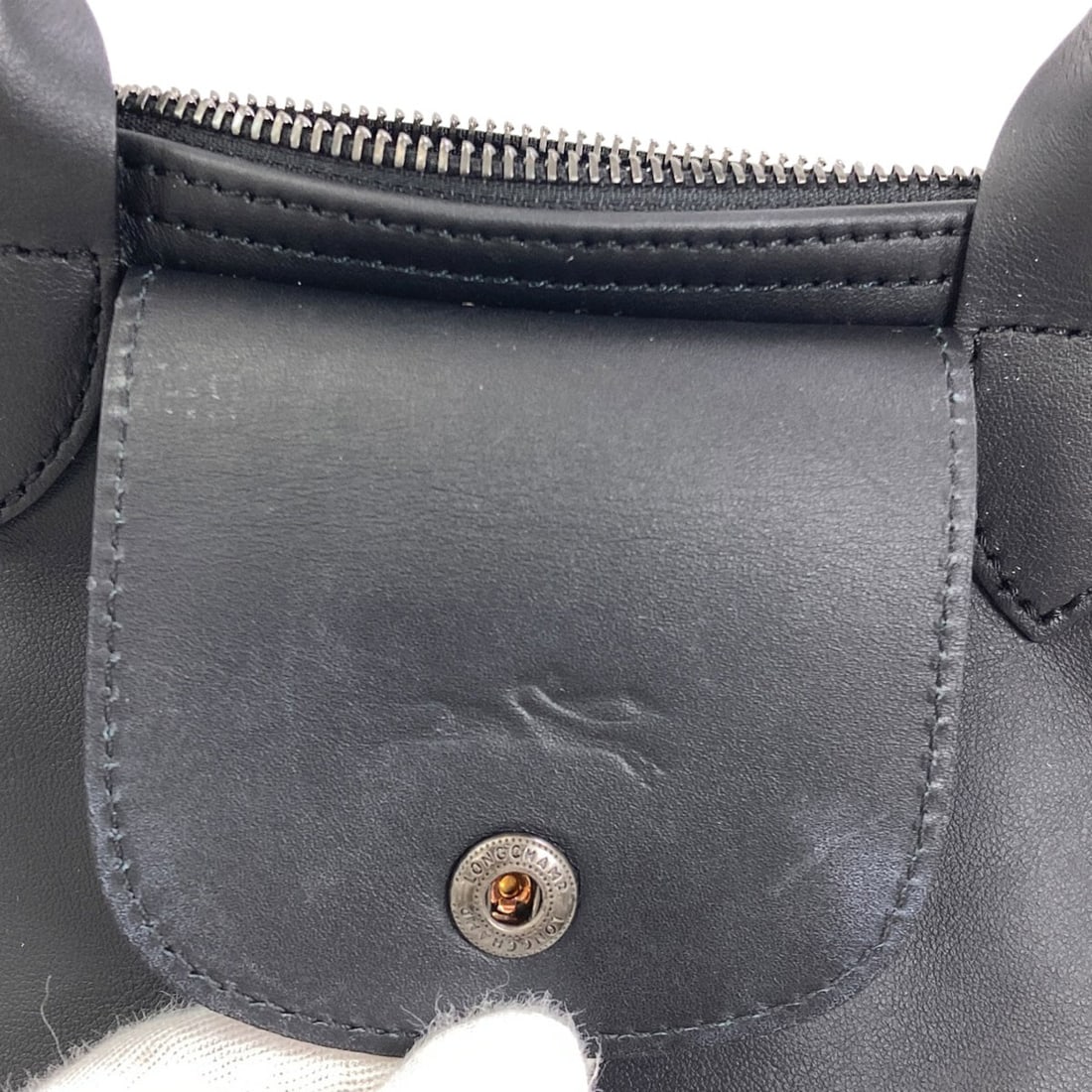 Longchamp Handbag Leather Pliage 2Way - 9