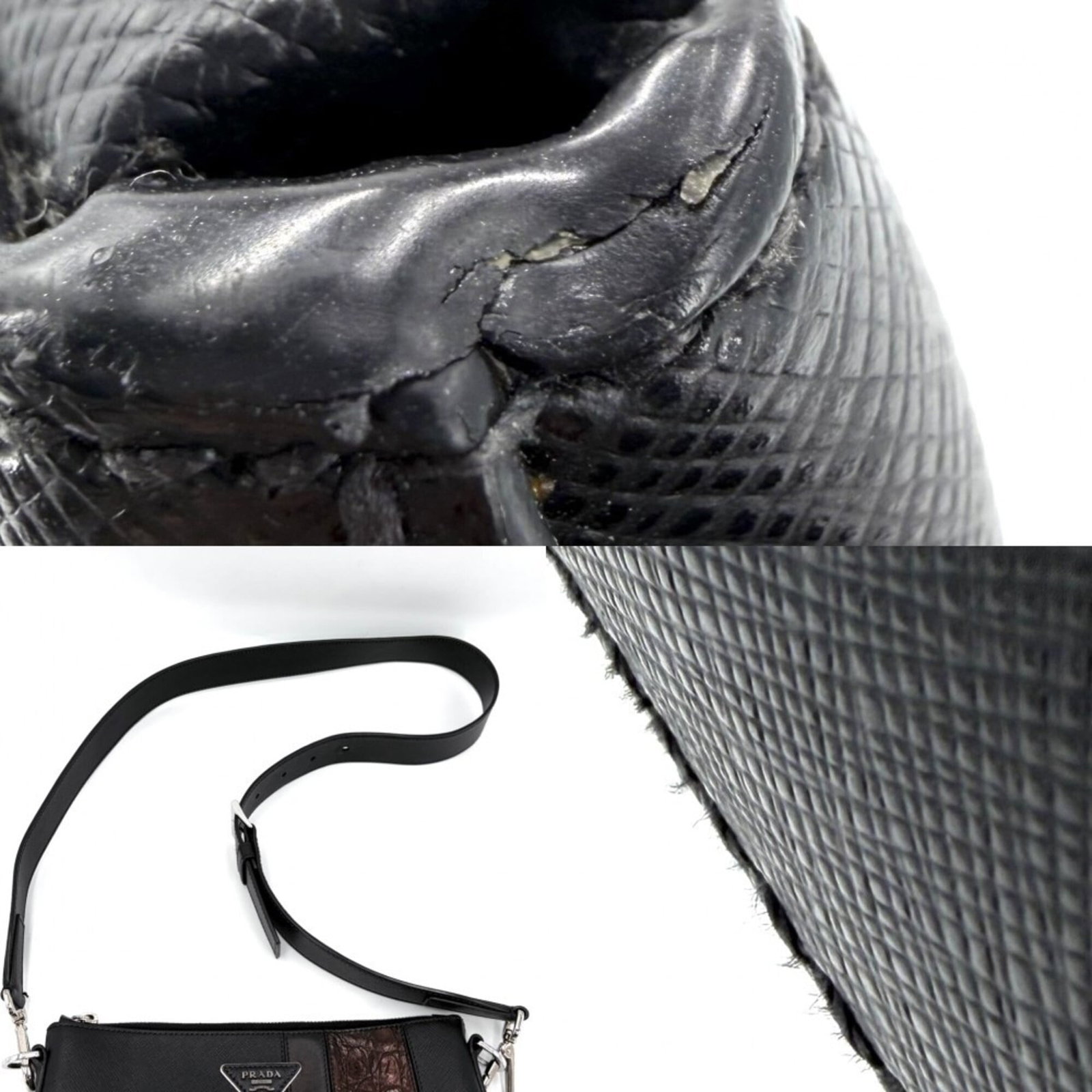 Shoulder Bag Leather Prada - 8