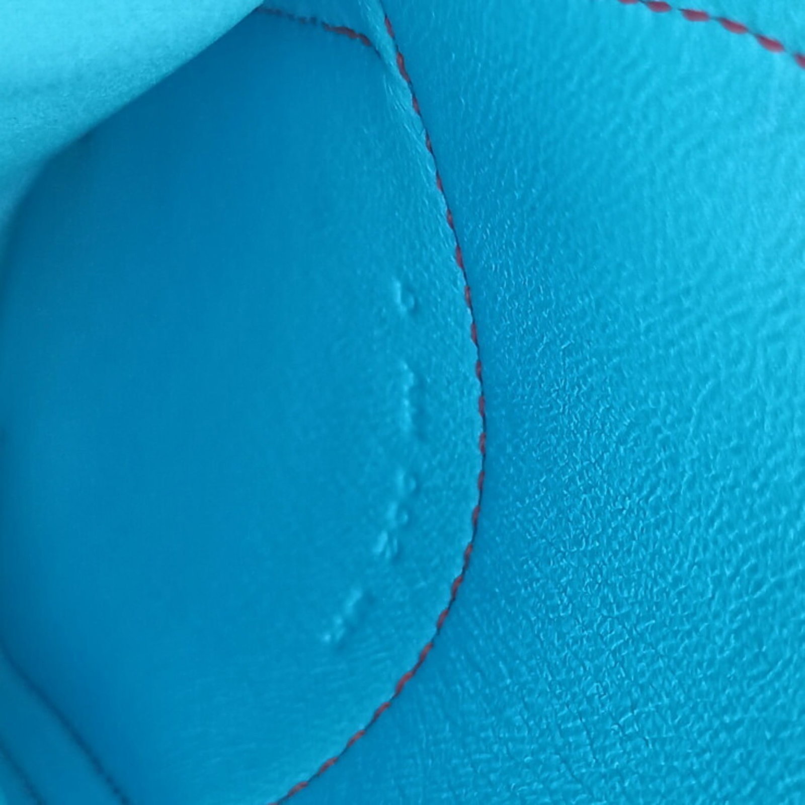 Leather pouch chevre Hermes - 7