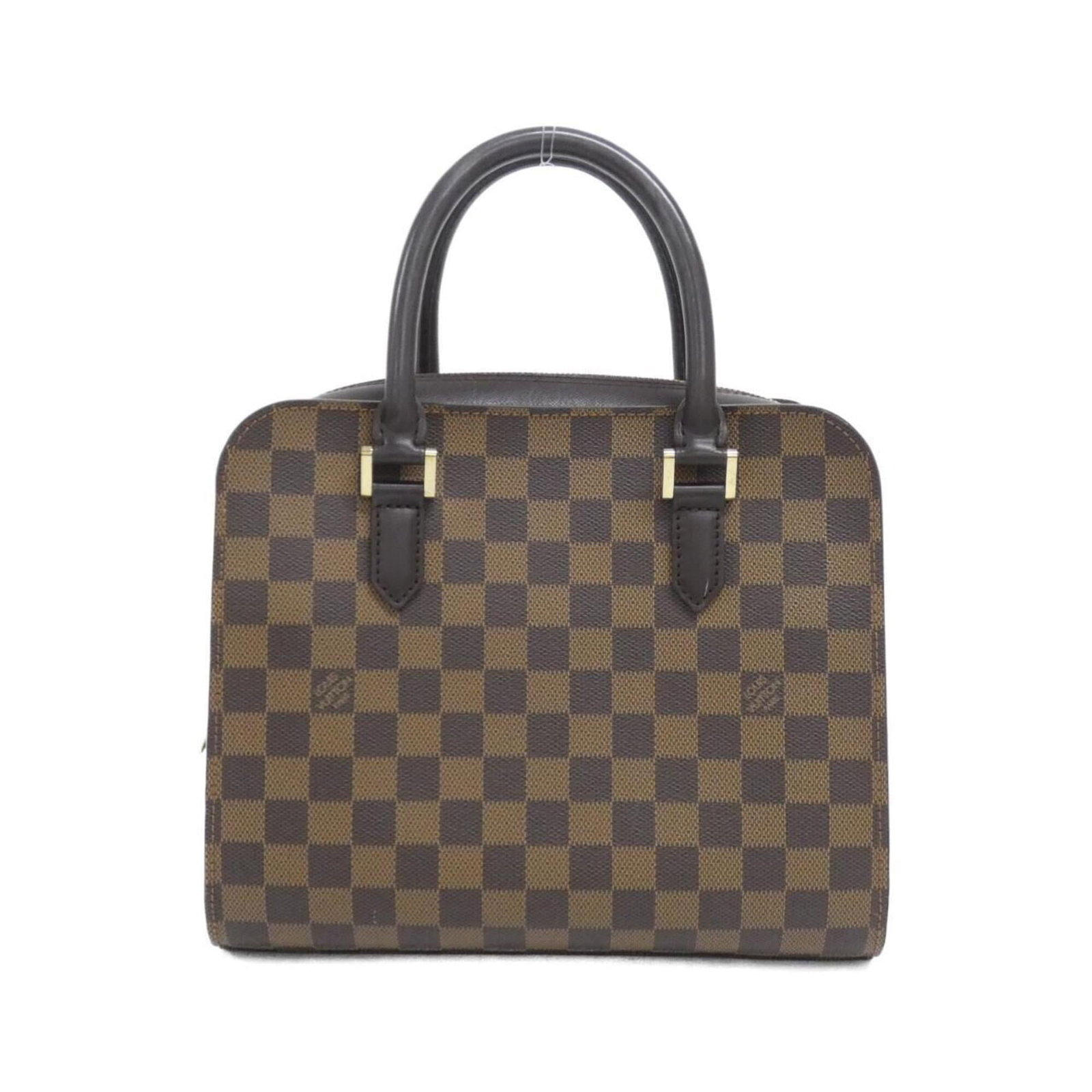 Louis Vuitton Handbag Coated Canvas: Louis Vuitton Handbag Coated Canvas Coated canvas construction provides durability and style to this Louis Vuitton handbag, making it a versatile accessory for everyday use. Measuring 23cm x 26cm x