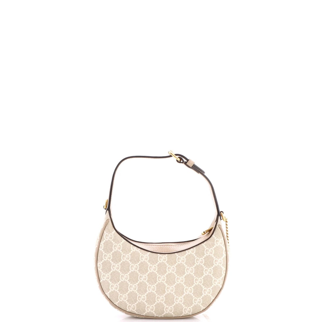Mini GG Coated Canvas Hobo Patch Interlocking Moon Half Gucci - 3