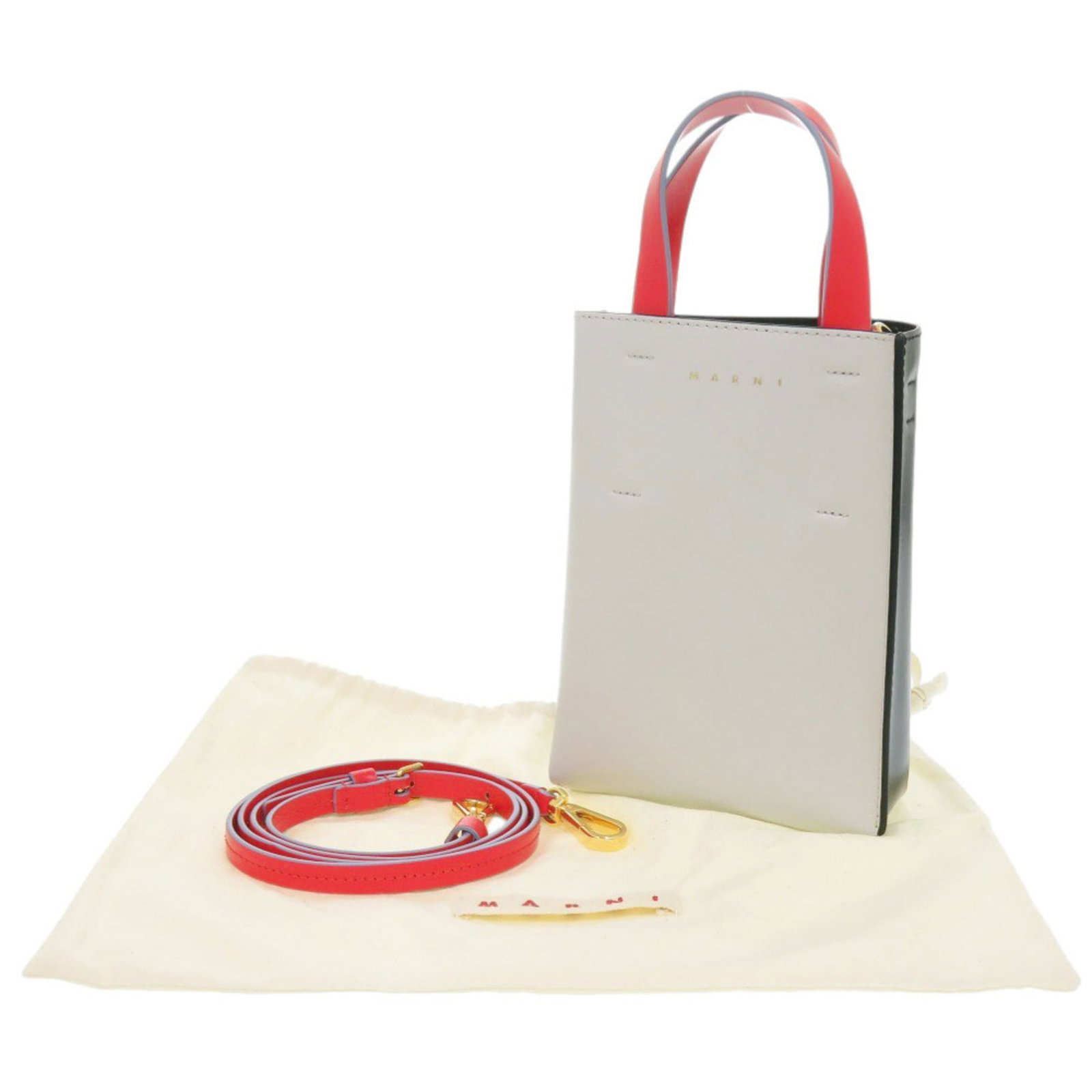 Handbag Leather Marni - 2