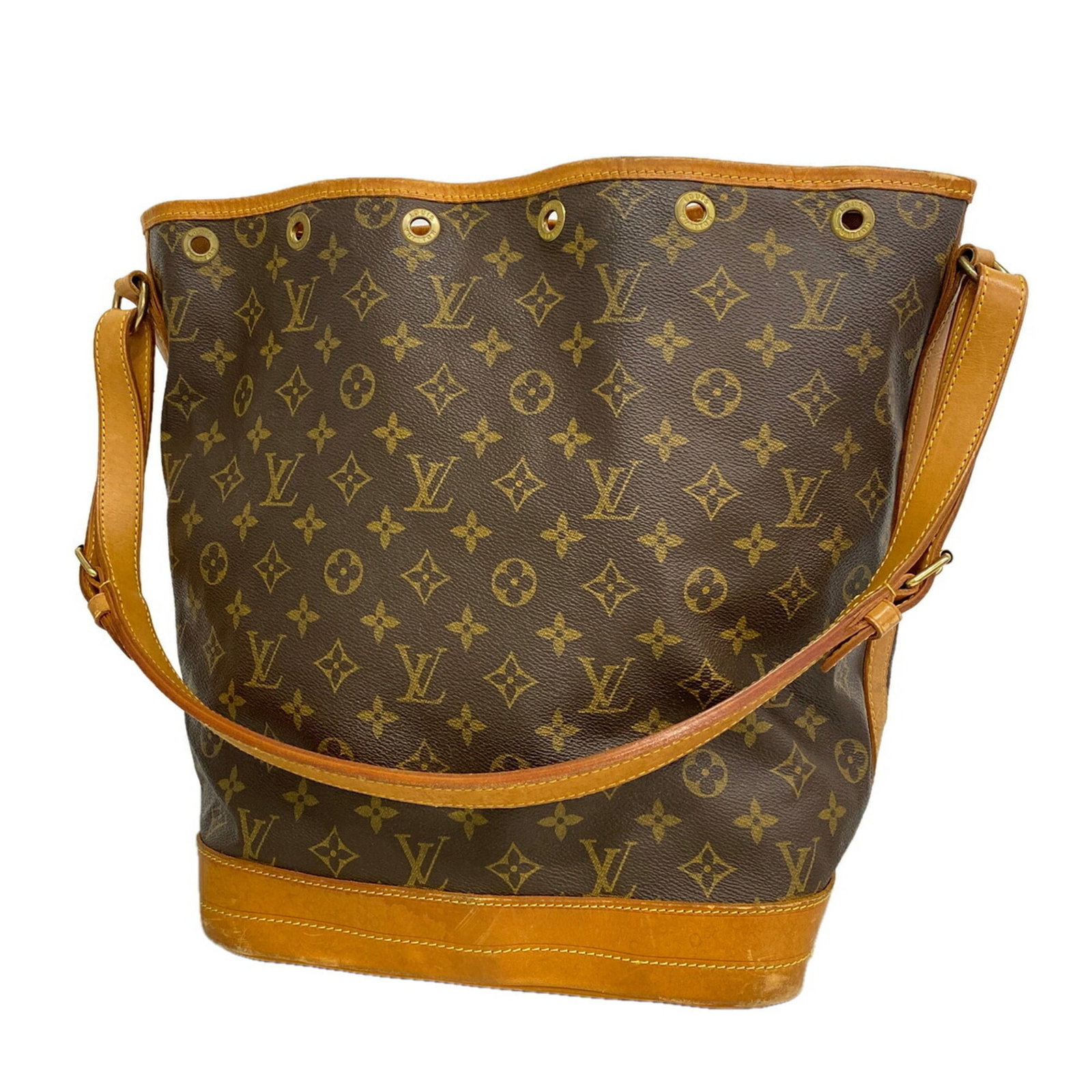 Shoulder Bag by Louis Vuitton: Shoulder Bag by Louis Vuitton Brown Louis Vuitton shoulder bag with classic design, 35cm x 26.5cm x 29cm dimensions, perfect for everyday use. The bag features the iconic monogram pattern and sturdy