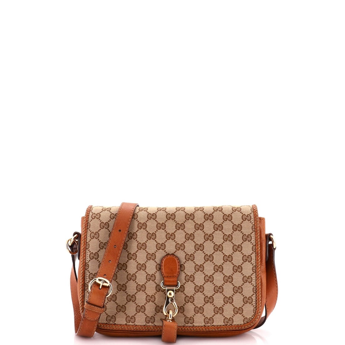 Gucci Marrakech Messenger Bag GG Canvas with Leather Medium (1 of 8)