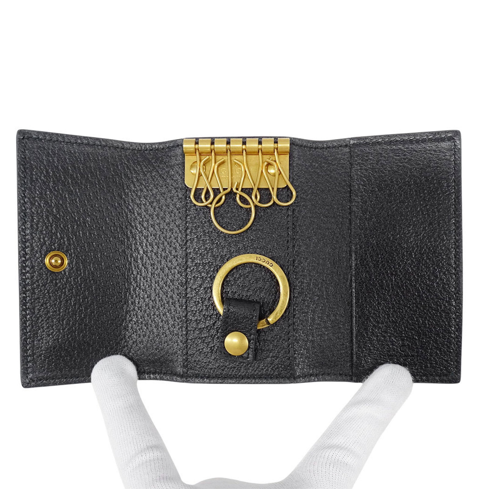 Keycase Leather Gucci - 5
