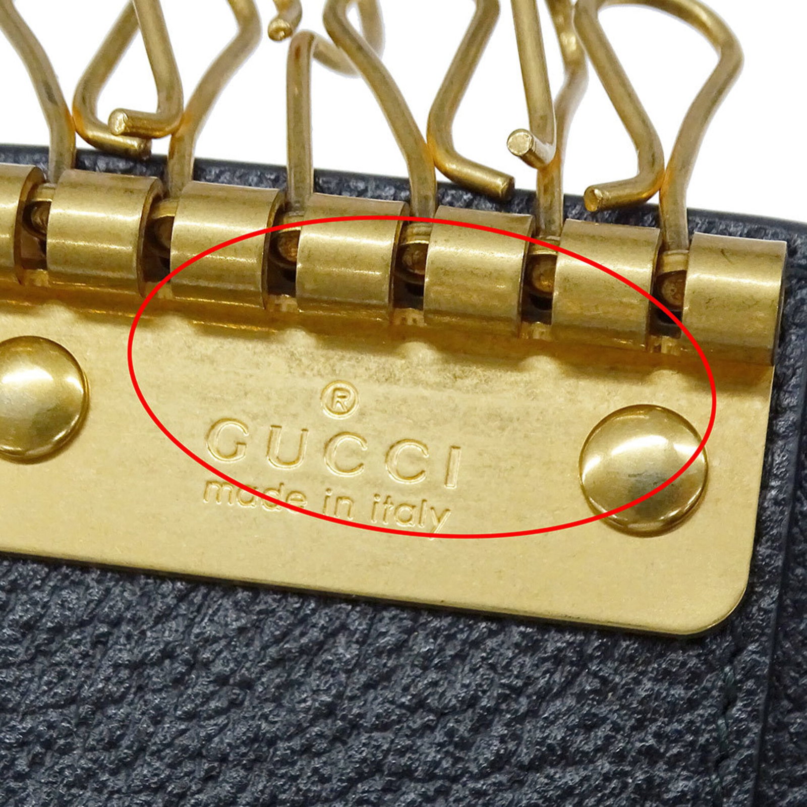 Keycase Leather Gucci - 7