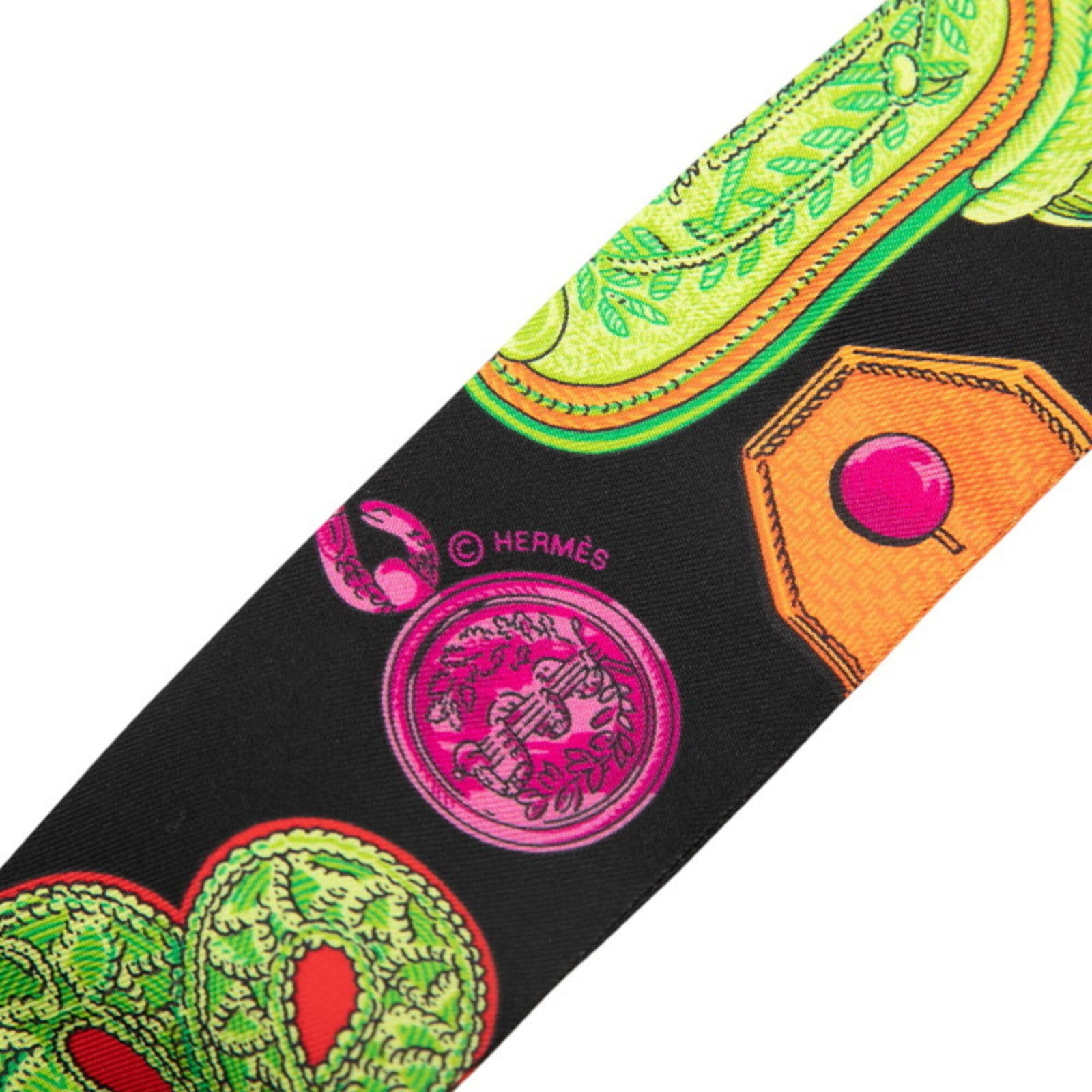Silk Hermes Scarf - 4