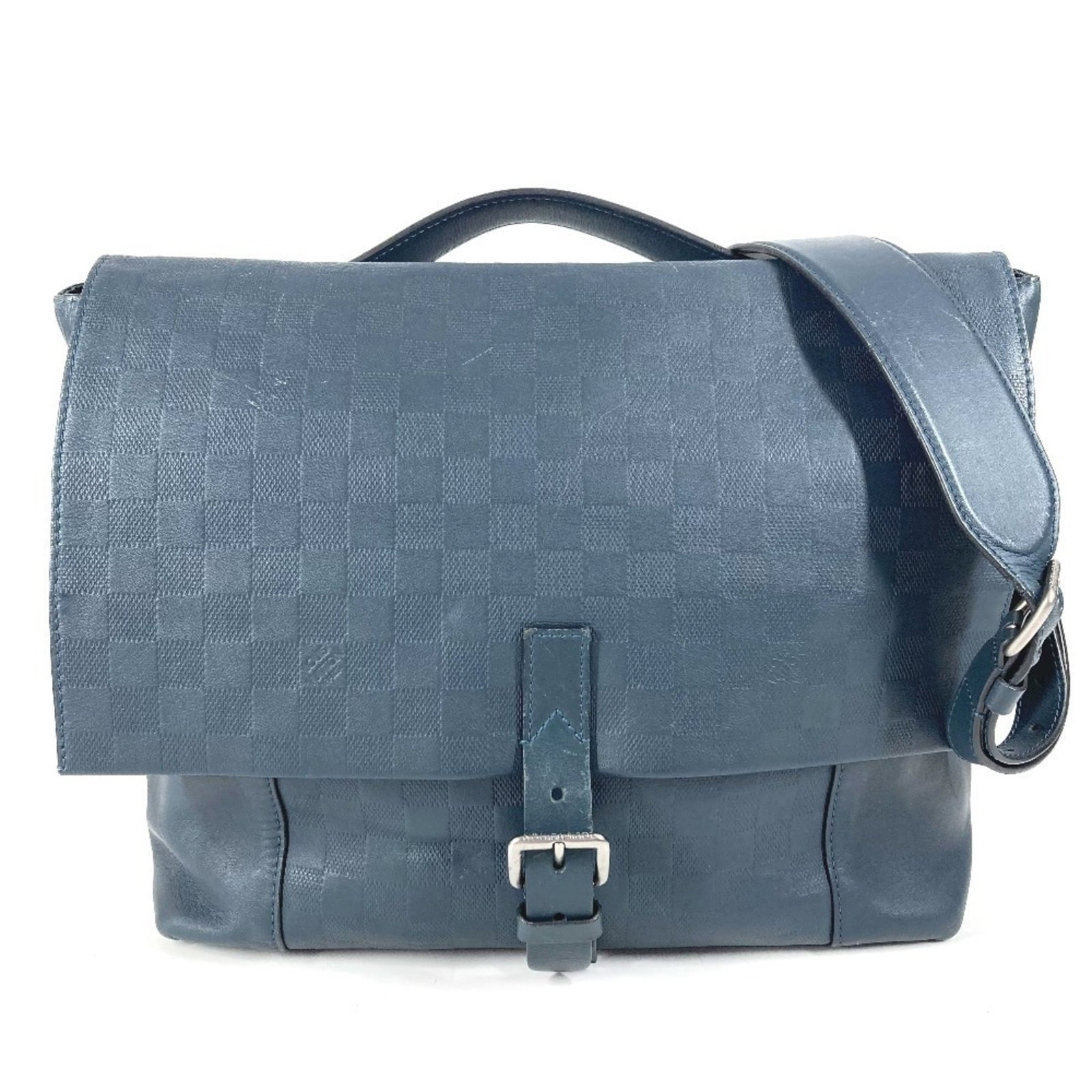 Shoulder bag tote bag Louis Vuitton Handbag Damier Infini: Shoulder bag tote bag Louis Vuitton Handbag Damier Infini Damier Infini pattern adds a touch of timeless elegance to this Louis Vuitton shoulder bag tote bag. Measuring 27cm x 32cm x 12cm, it features