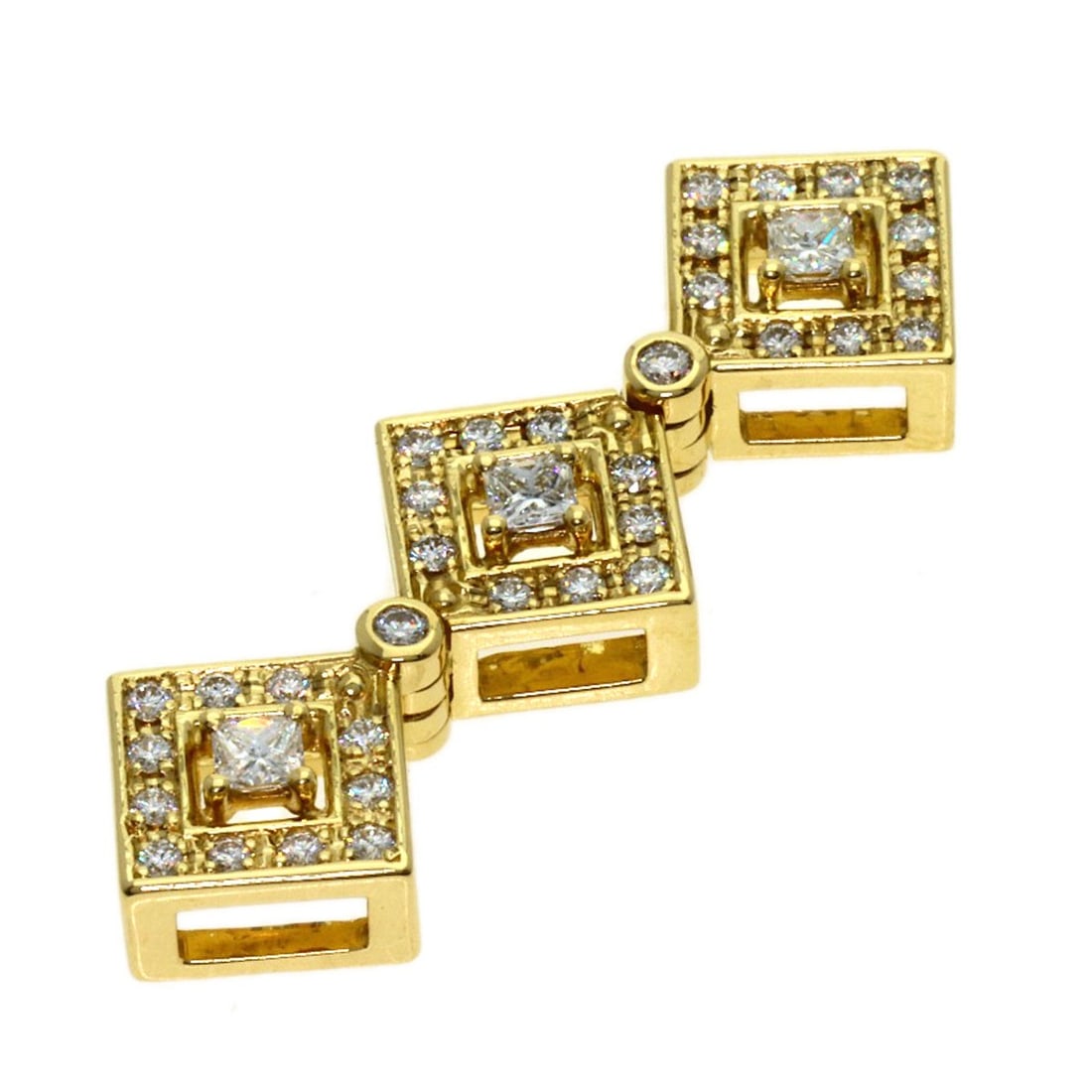 Diamond Pendant Top K18 Yellow Gold: Diamond Pendant Top K18 Yellow Gold K18 Yellow Gold Diamond Pendant Top - A stunning diamond pendant set in a top K18 yellow gold setting, boasting a 0.53ct D diamond. The K18 purity ensures a high le