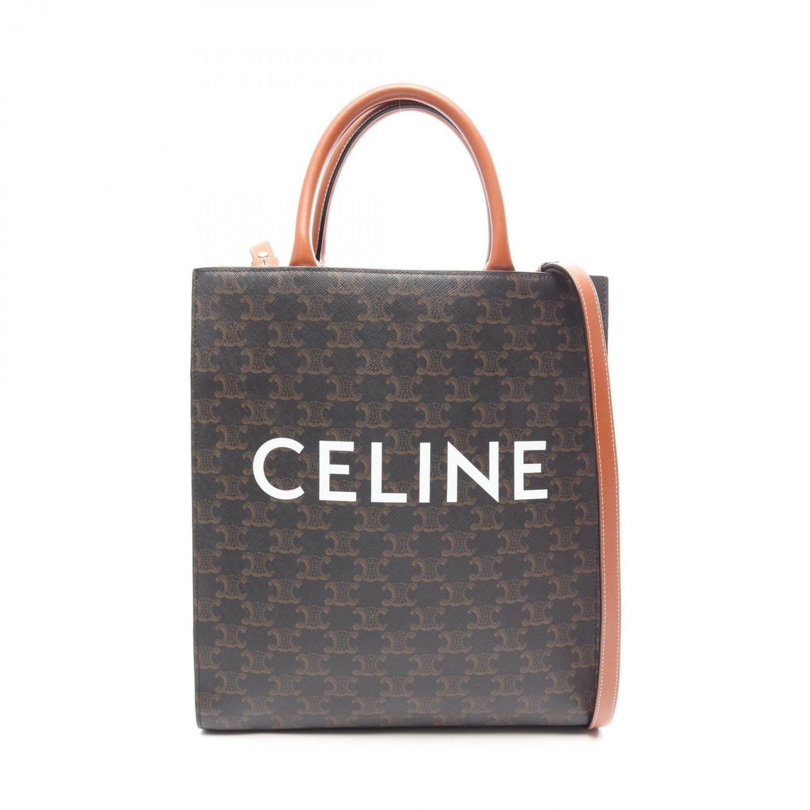 Canvas Leather Tote Bag Coated Handbag: Canvas Leather Tote Bag Coated Handbag Coated canvas and leather come together in a sleek, black tote bag with a subtle brown accent. The bag's compact size and sturdy design make it a practical